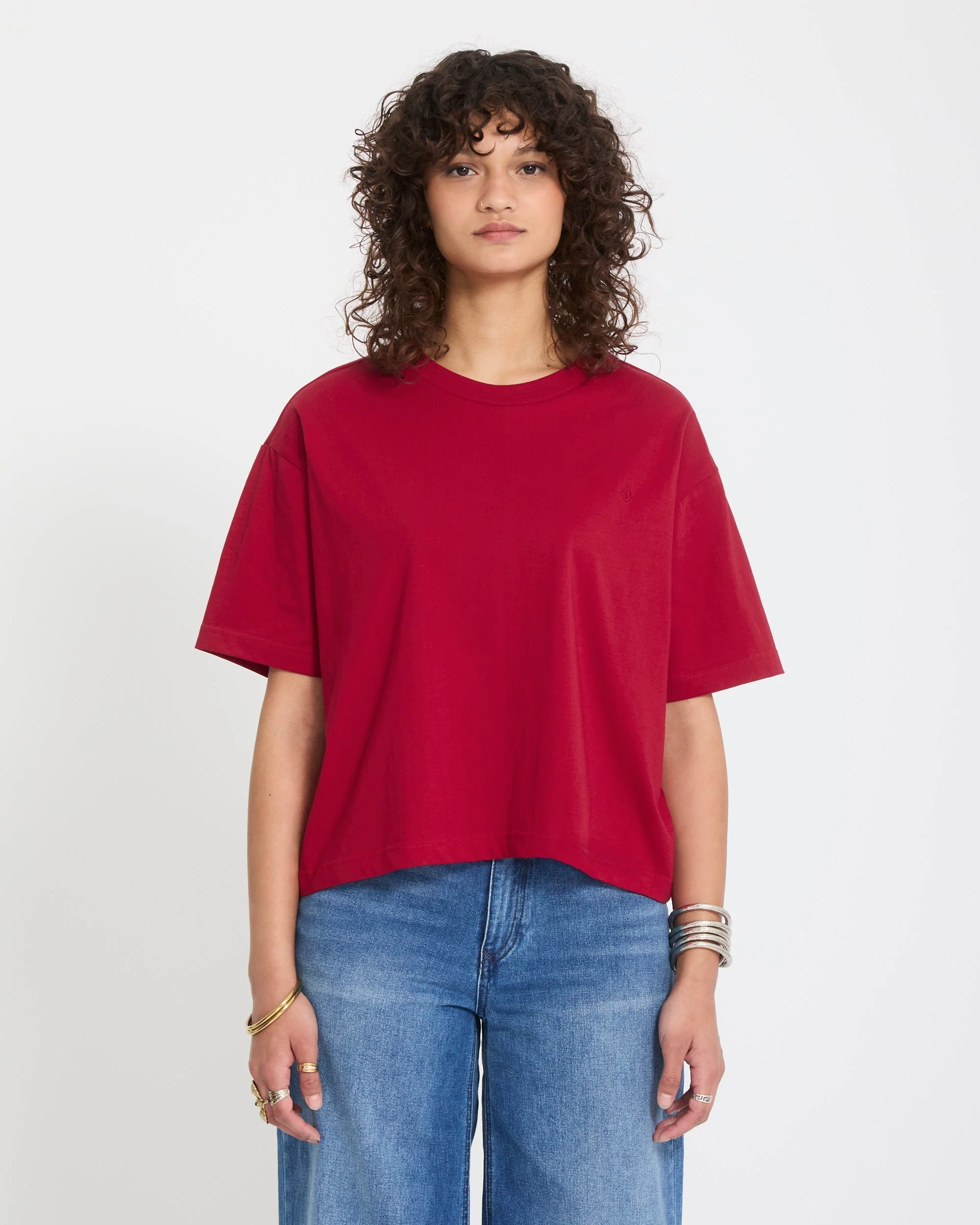 T-shirt Stone Blanks Up - Deep Red