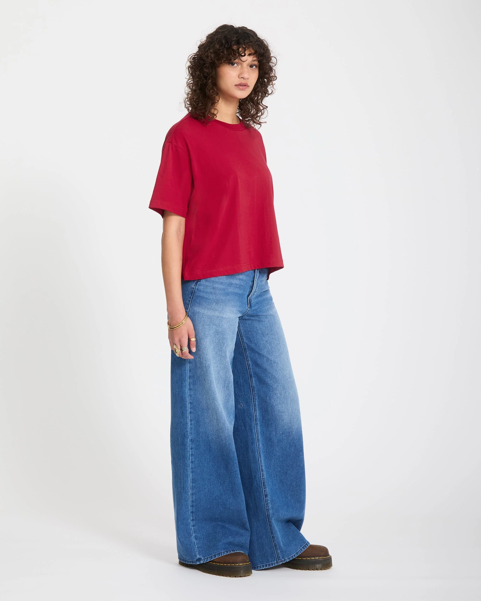 T-shirt Stone Blanks Up - Deep Red - Image 5