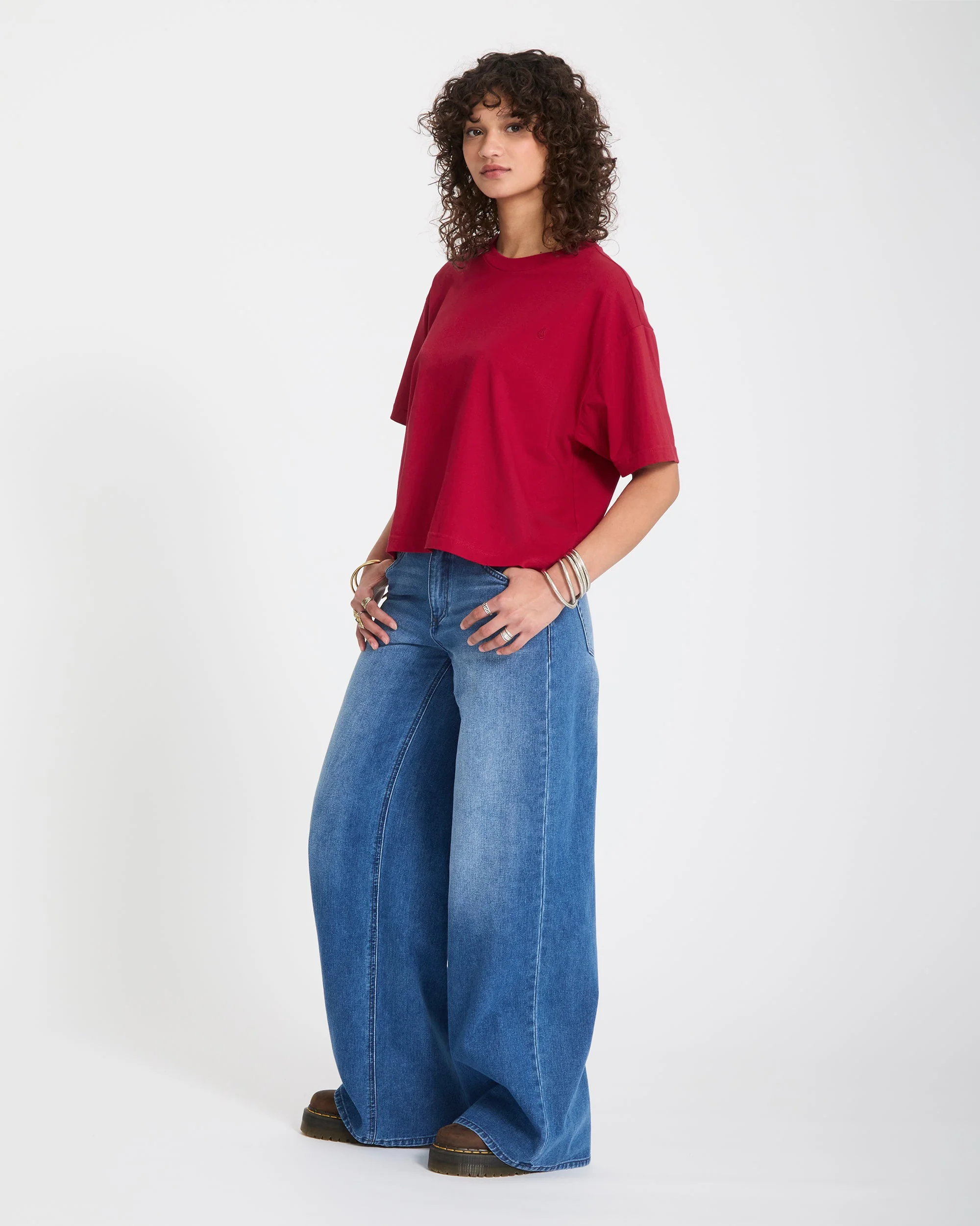 T-shirt Stone Blanks Up - Deep Red - Image 6