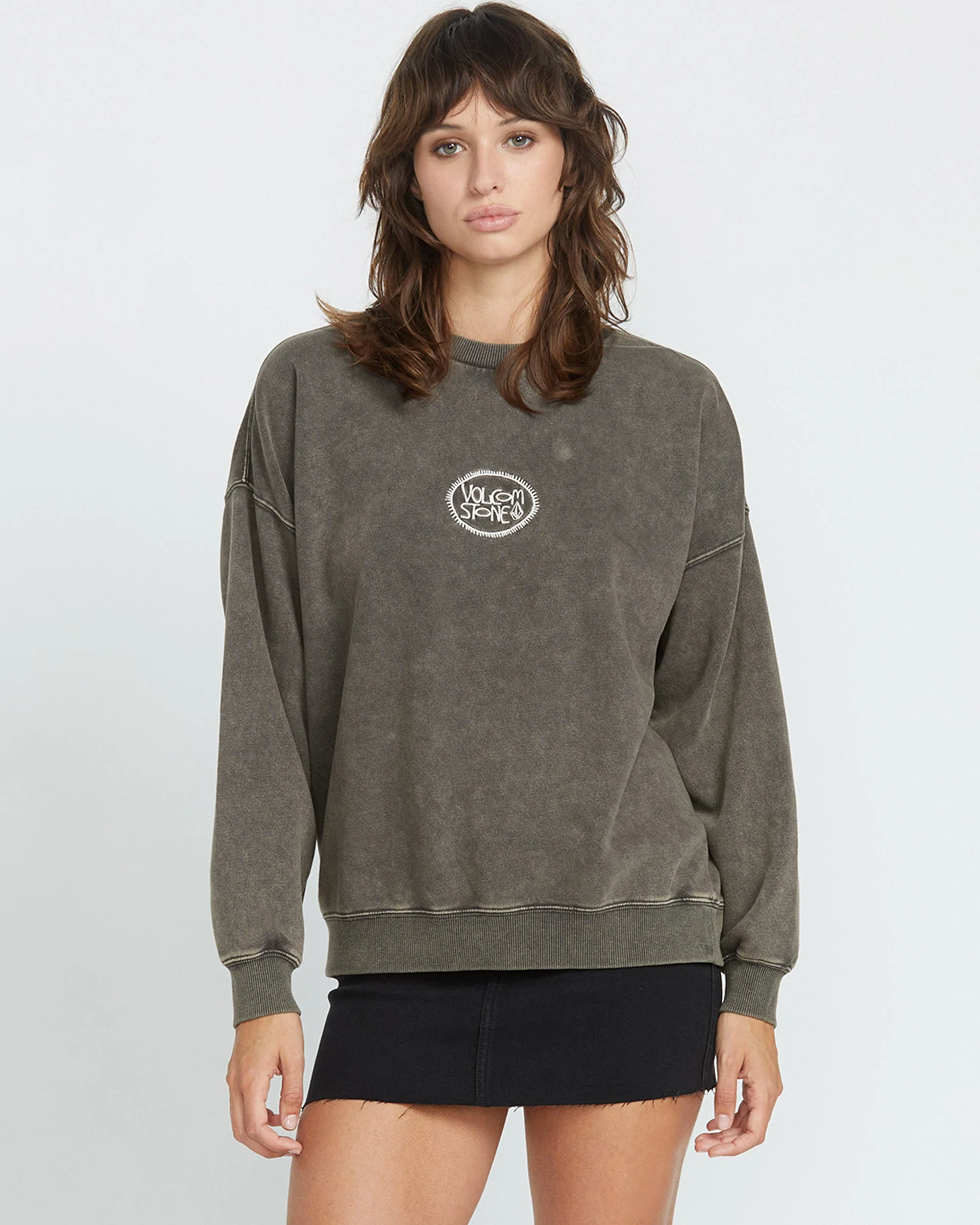Sweatshirt Stone - VINTAGE BLACK