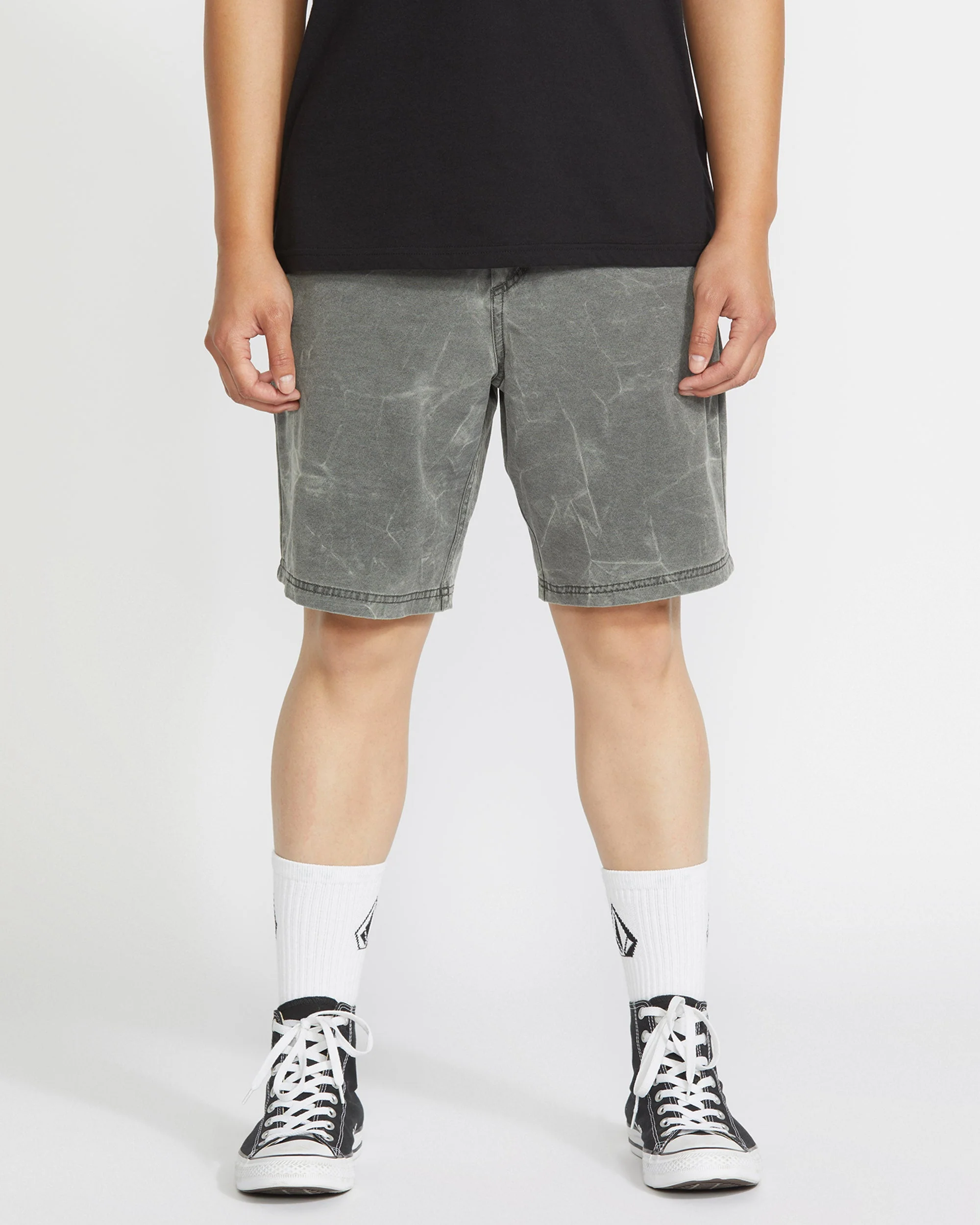 Short Hybride Stone Faded 19" - STEALTH