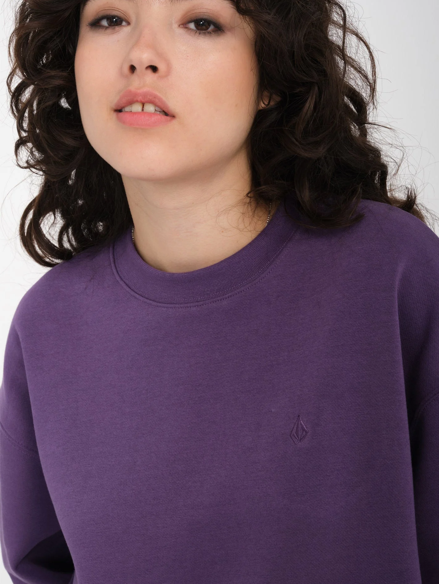 Sweatshirt Stone Heart Up - DEEP PURPLE - Image 4