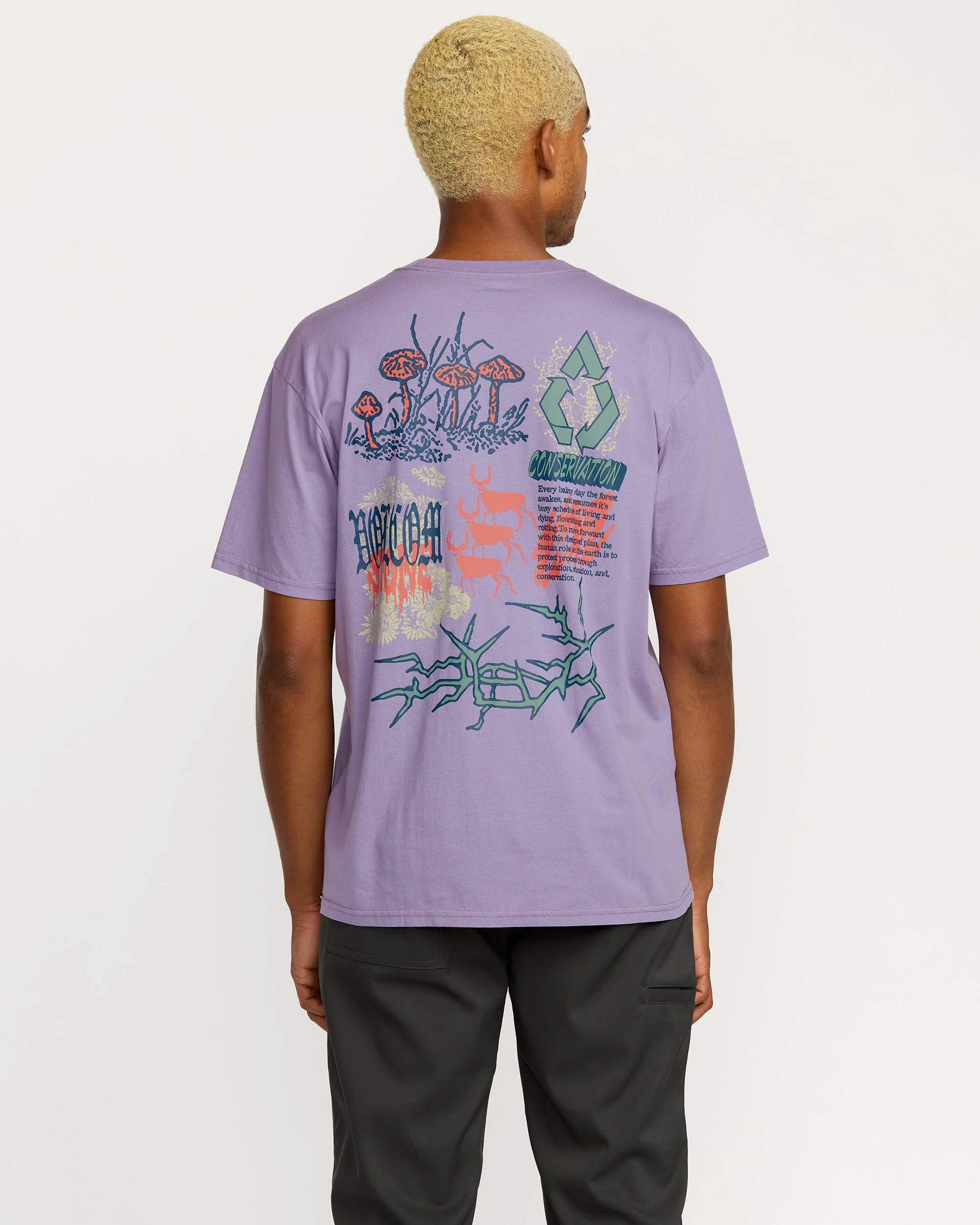 T-Shirt Stone Matter - Purple Ash - Image 2