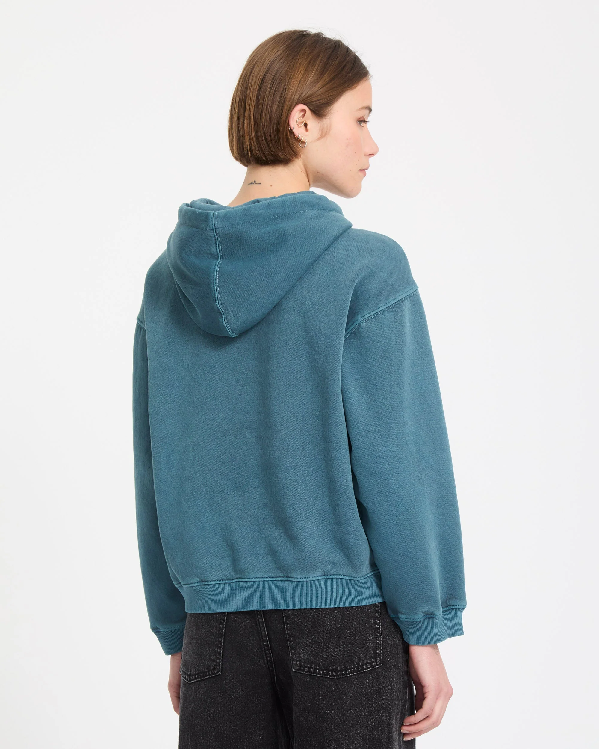 Sweat À Capuche Stone Soft - Emerald Green - Image 2