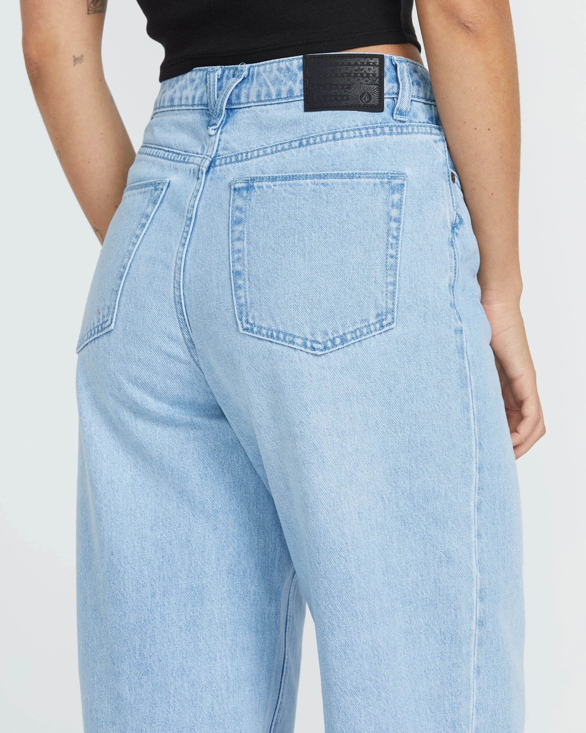 Jean Stoned Boyfriend High Rise - Blue Bird - Image 4