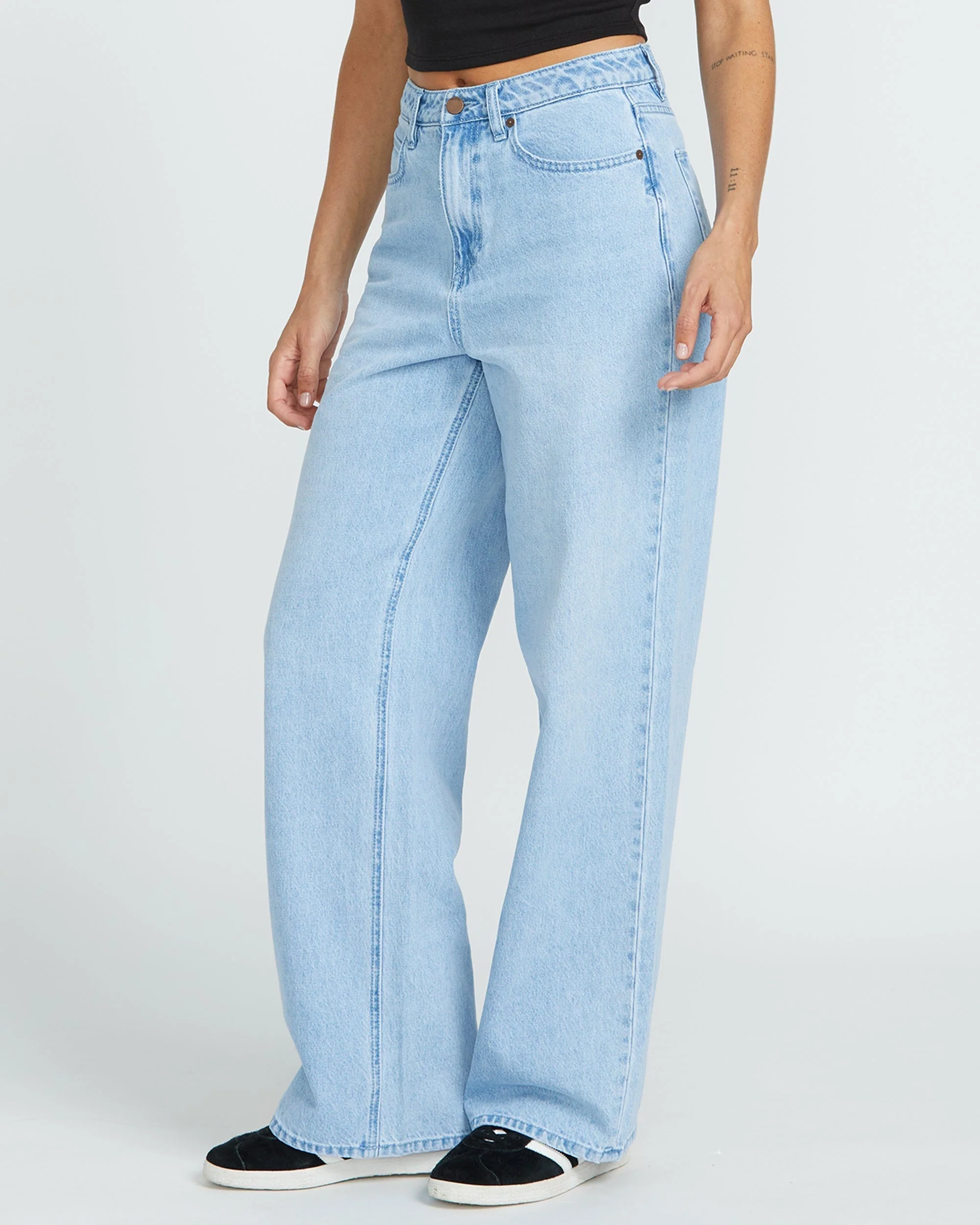 Jean Stoned Boyfriend High Rise - Blue Bird - Image 7