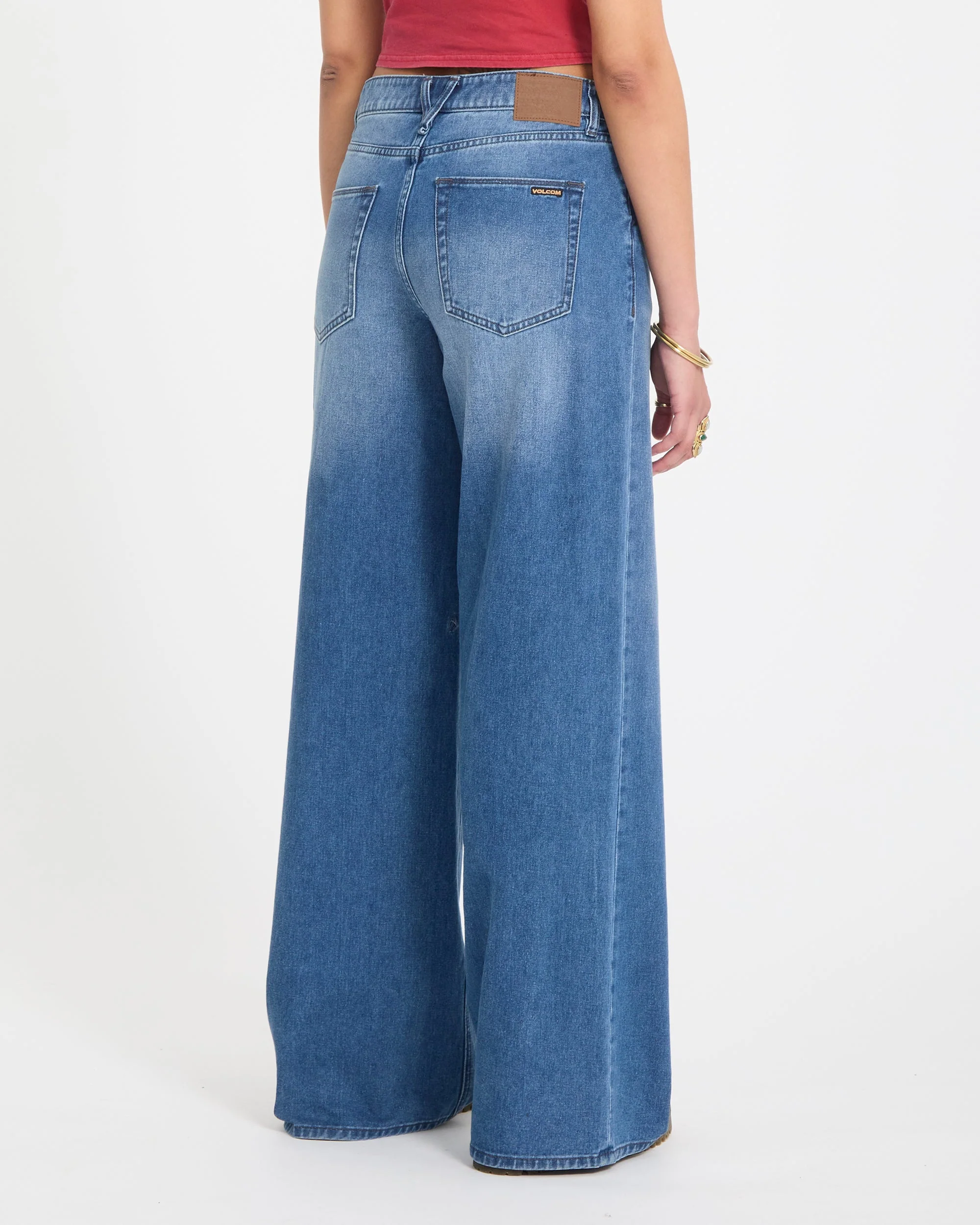 Jean Stoned Boyfriend Low Rise - Worn Light Blue - Image 2