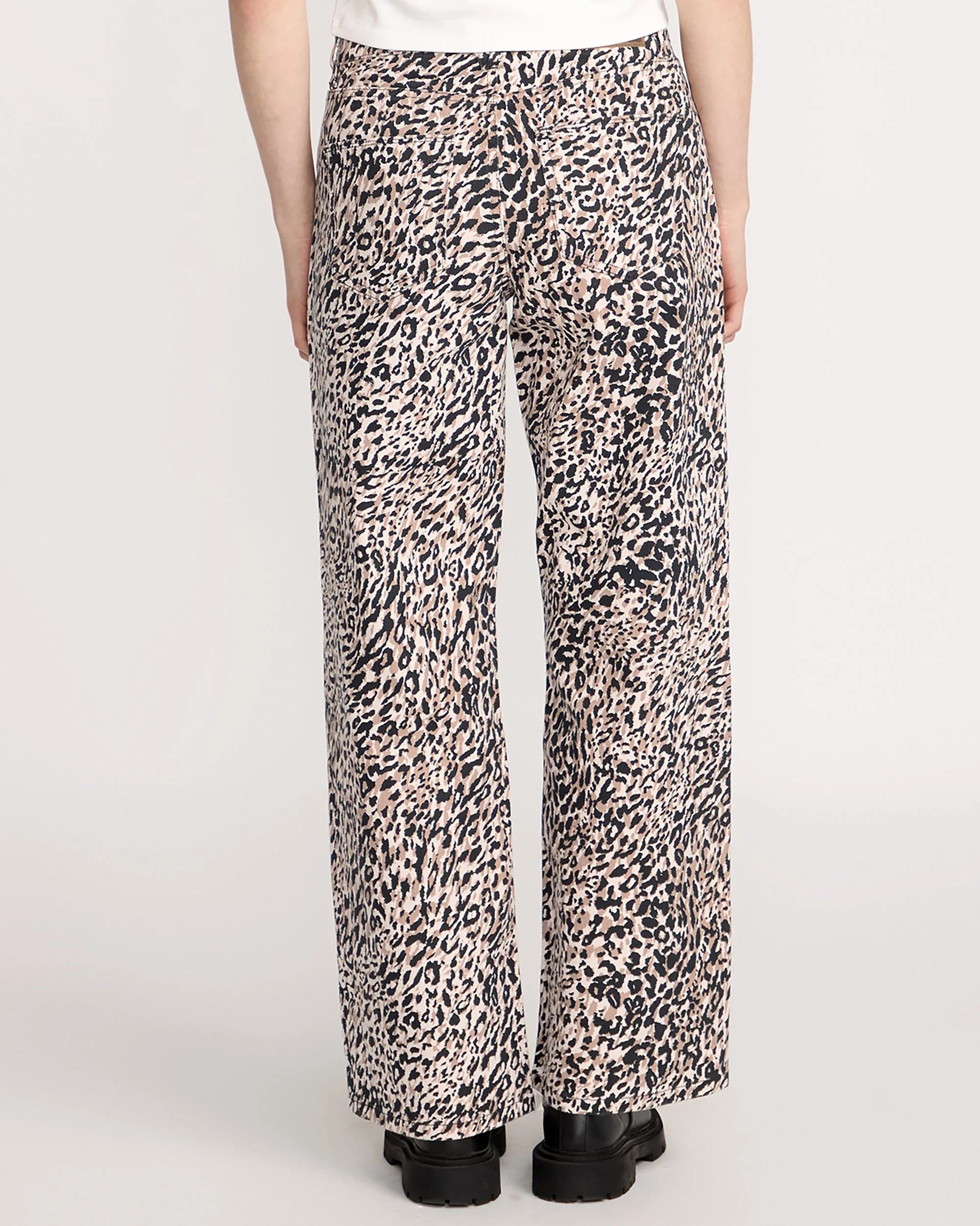 Jean Stoned Boyfriend Lowrise - Animal Print - Image 2