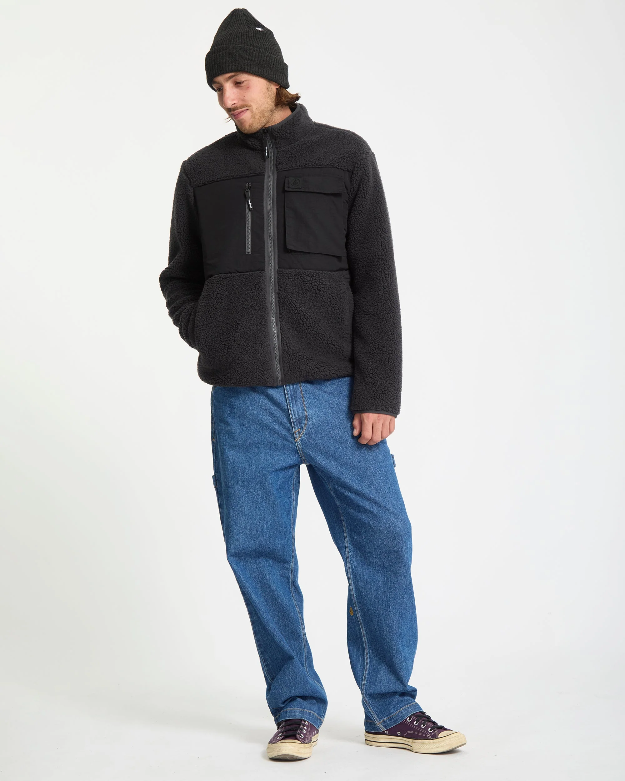 Sweat Zippé Storm Stone - Asphalt Black - Image 6
