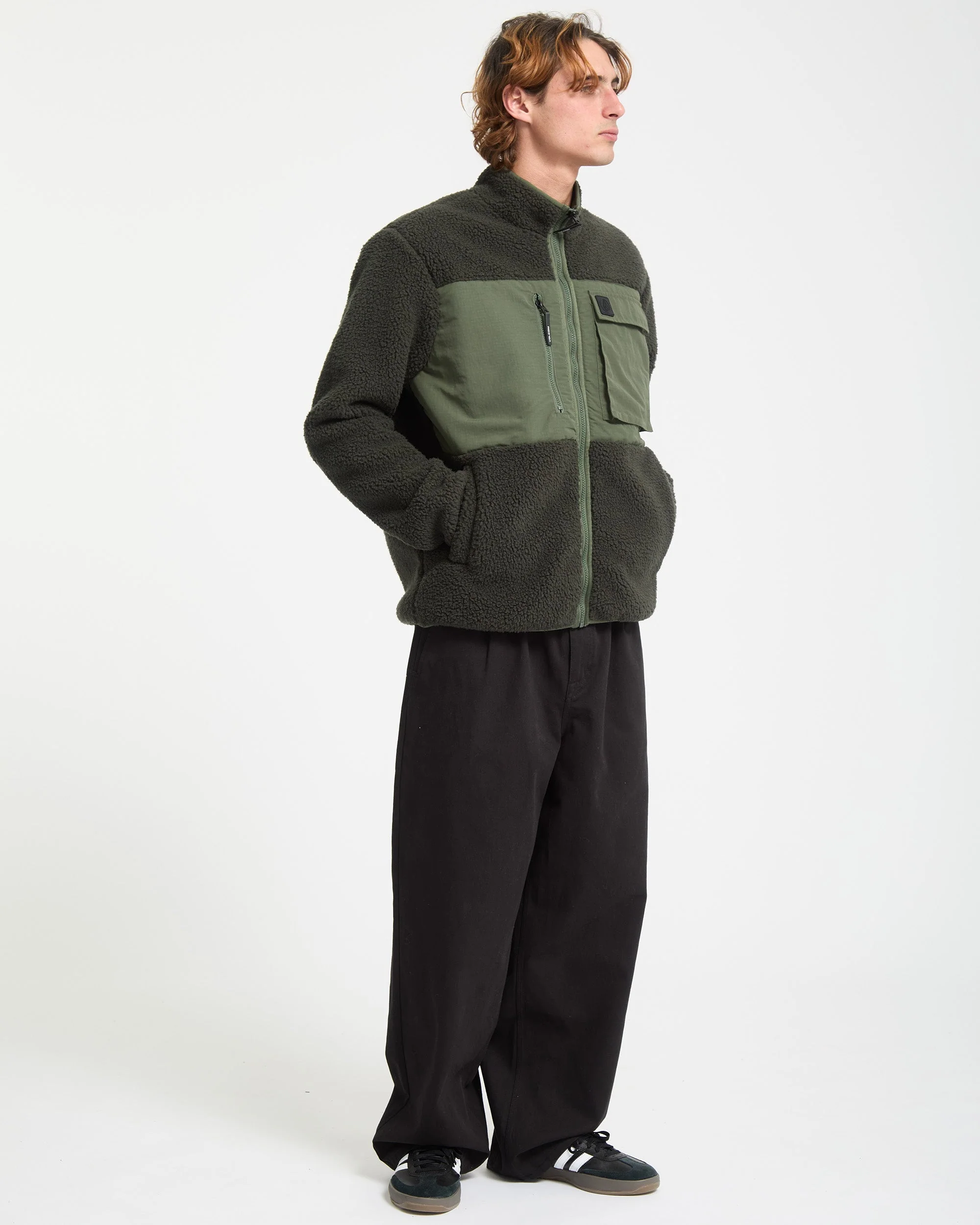 Sweat zippé Storm Stone - Rinsed Black - Image 5