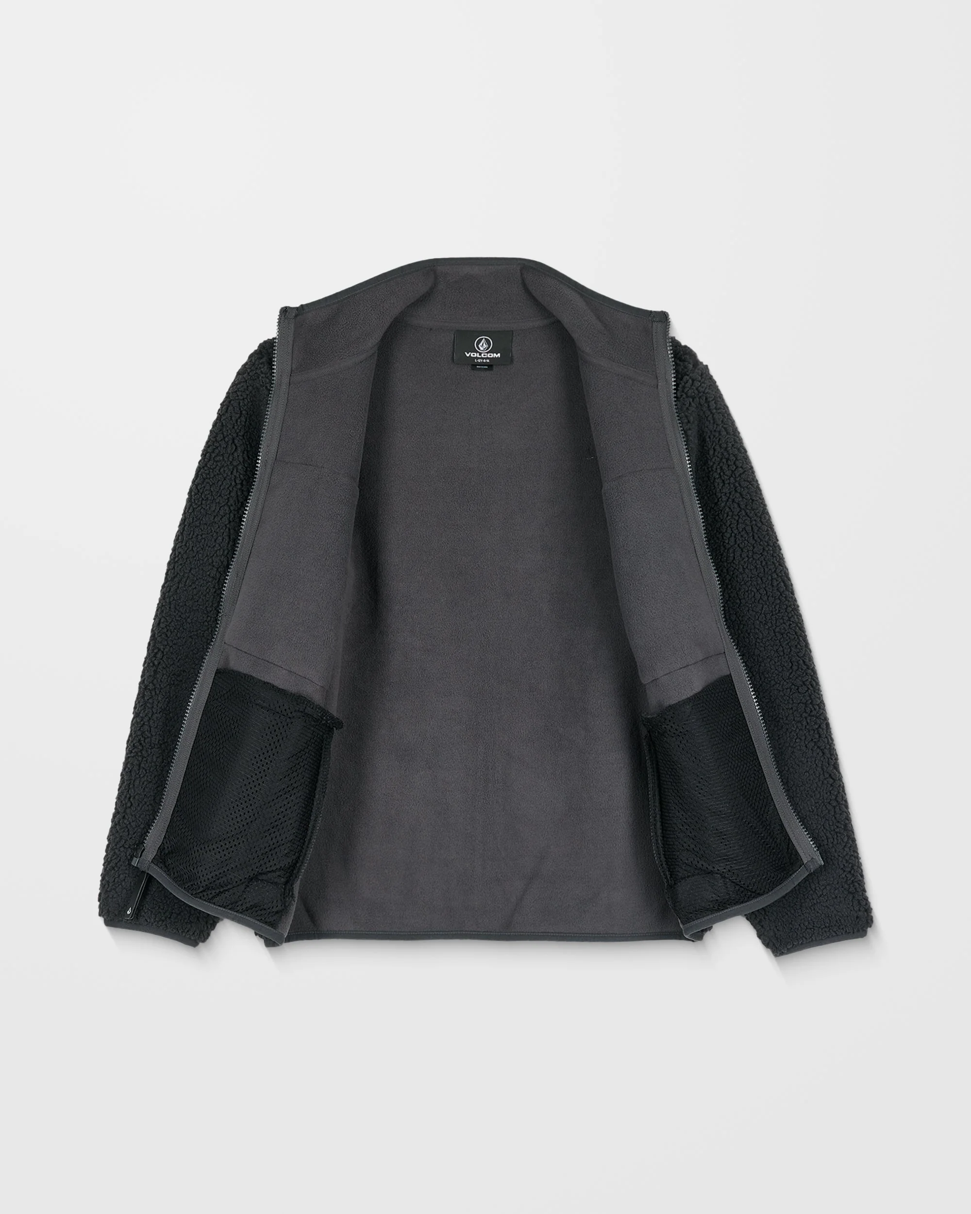 Sweat Polaire Zippé Storm Stone - Asphalt Black - (ENFANT) - Image 3