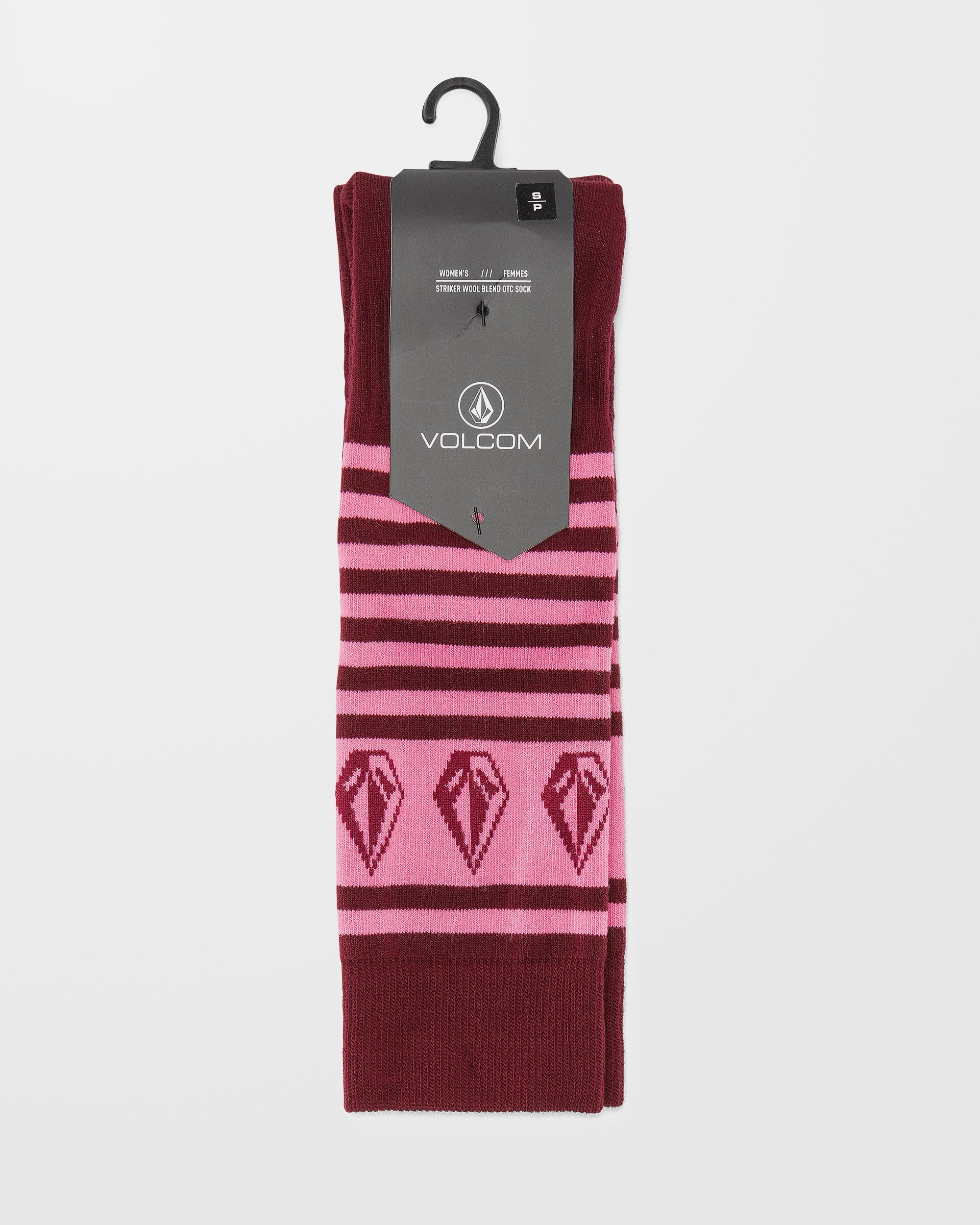 Chaussettes Striker Wool Blend Otc - Burgundy - Image 2