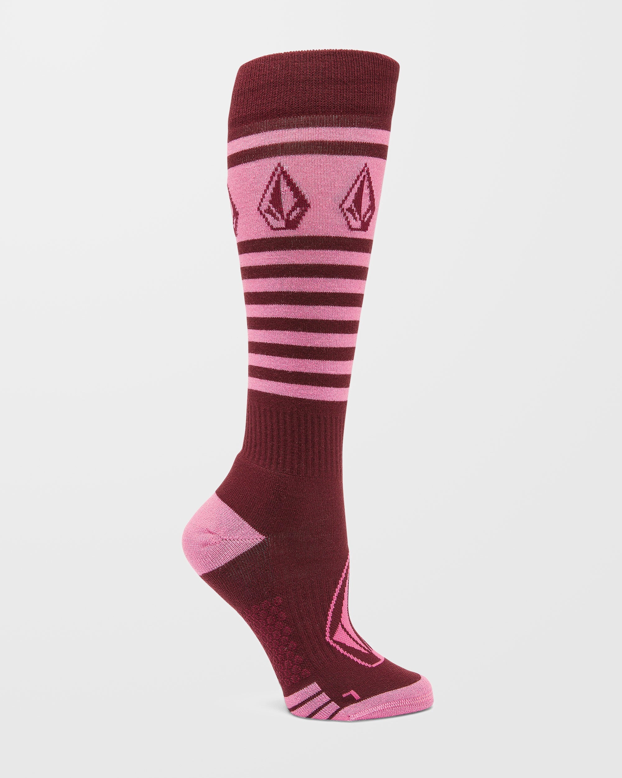 Chaussettes Striker Wool Blend Otc - Burgundy - Image 3