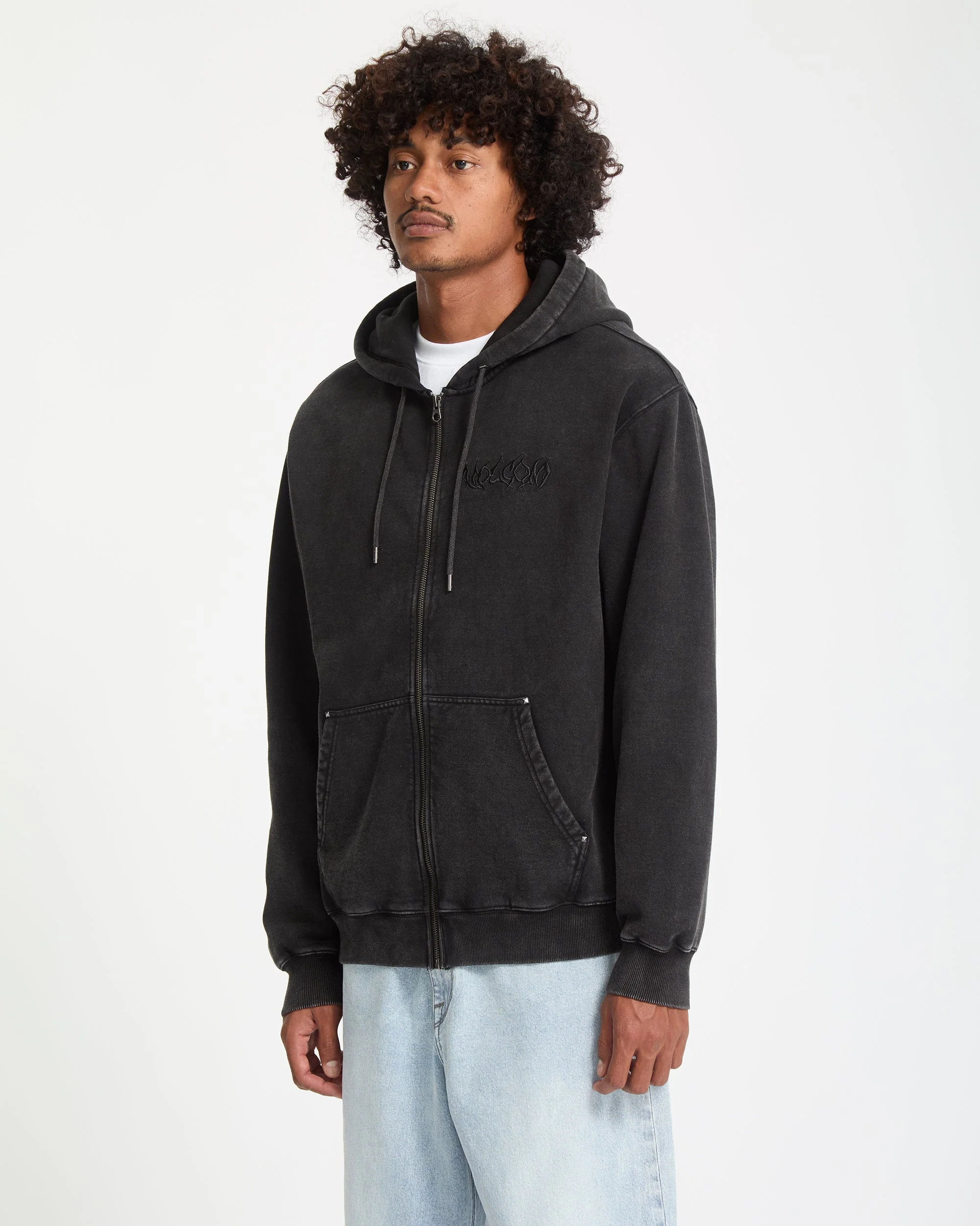 Sweat À Capuche Zippé Studder - Black - Image 9