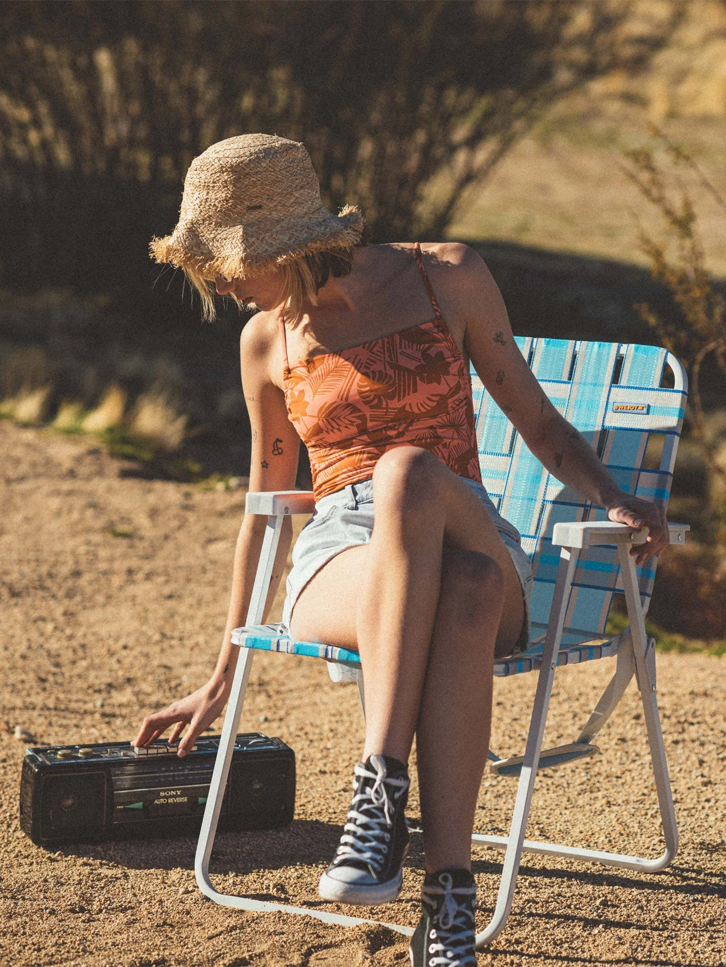Chapeau de paille Sunny Bucket - Natural - Image 3