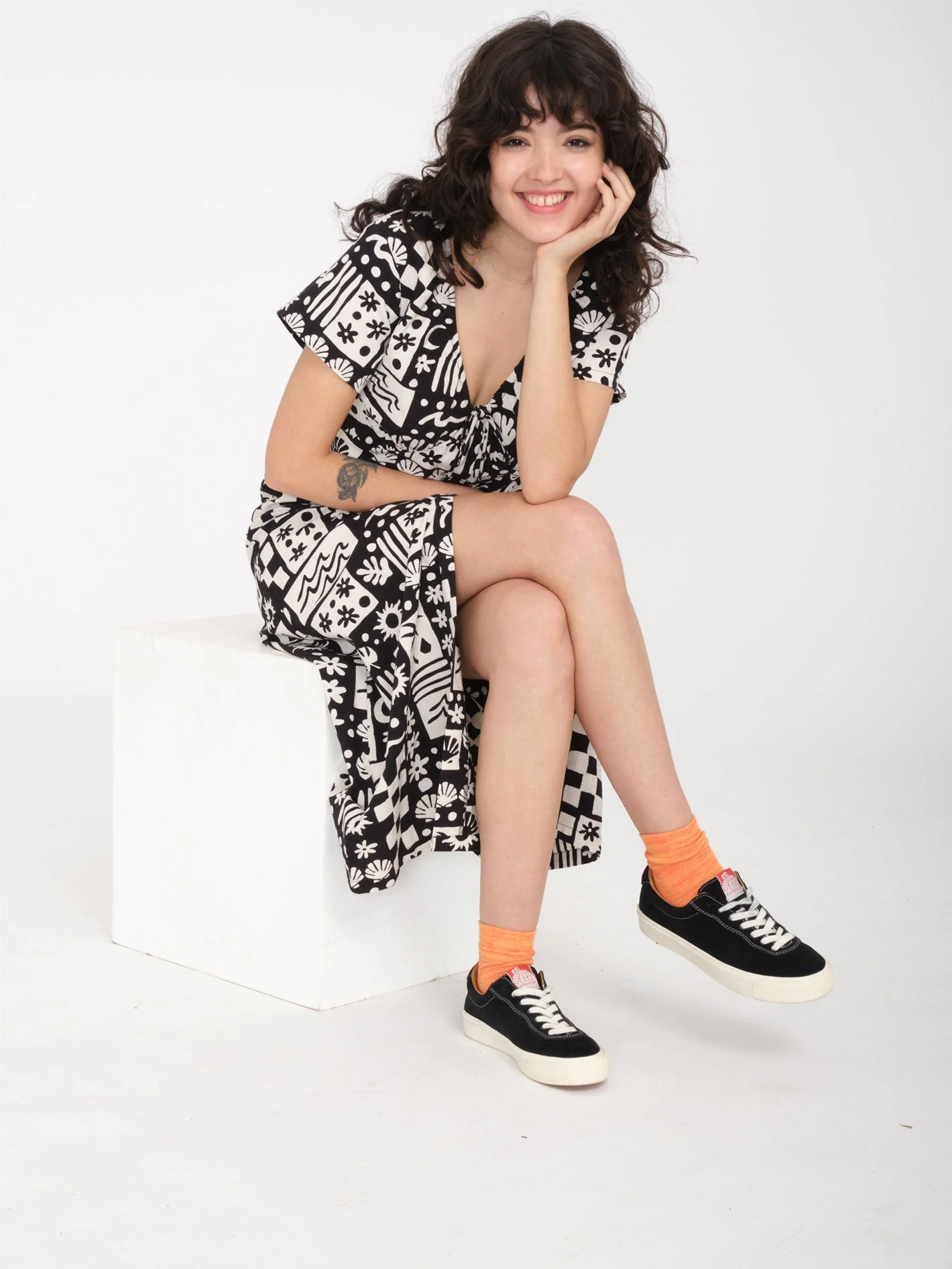 Robe longue Sunny Wild - BLACK - Image 3