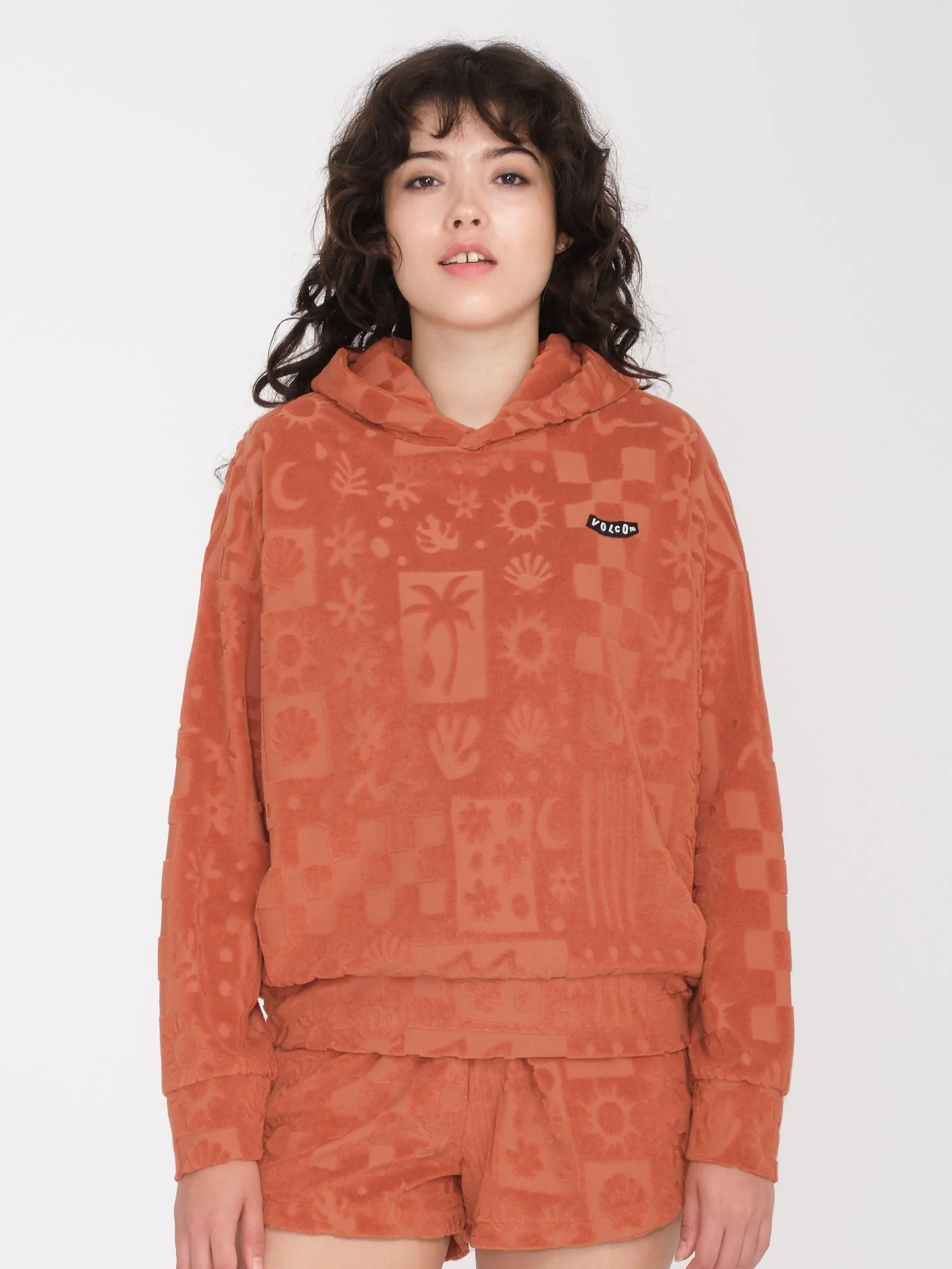 Sweat à capuche Terry Cloth Sunny Wild - ROSEWOOD