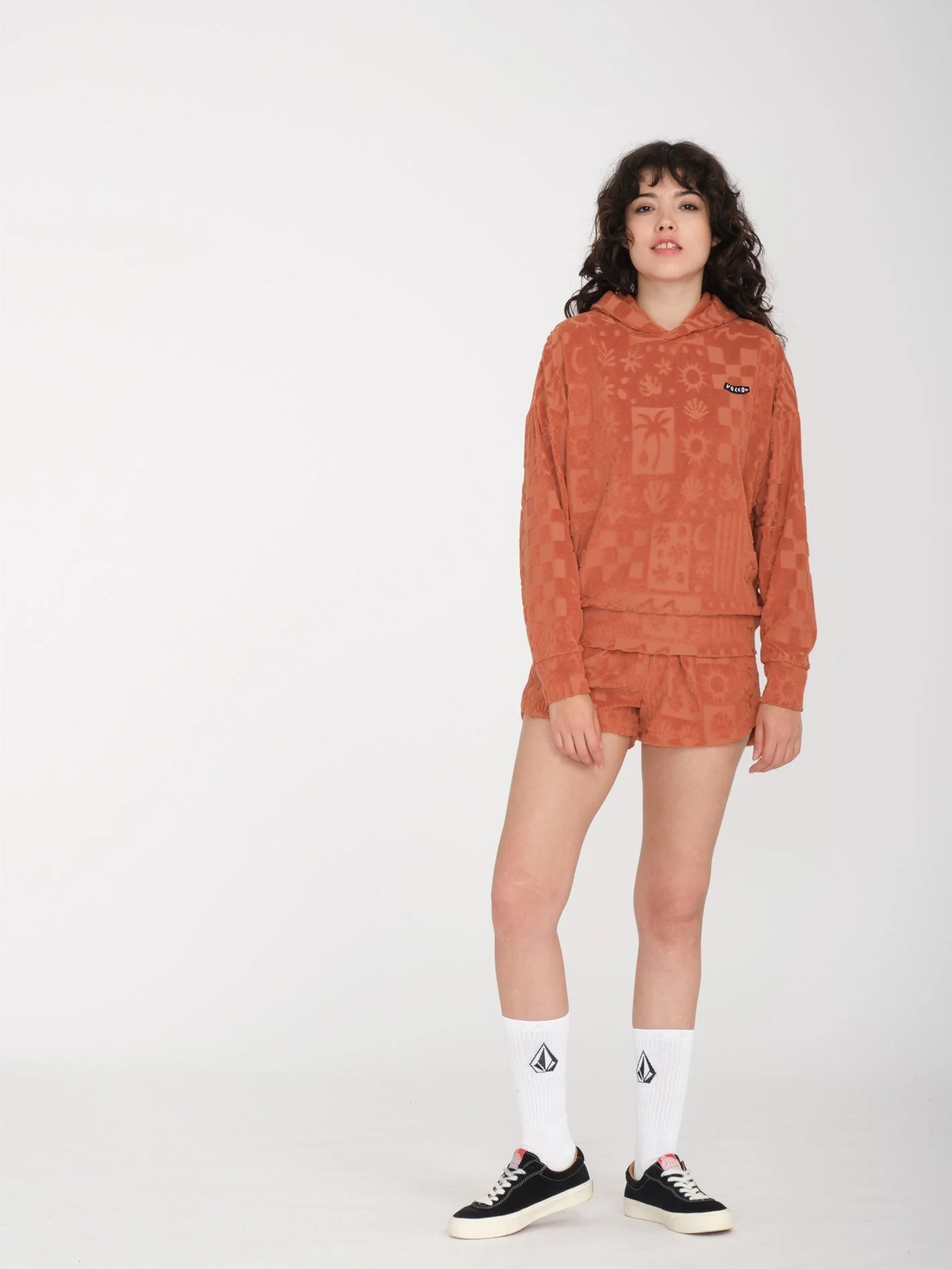 Sweat à capuche Terry Cloth Sunny Wild - ROSEWOOD - Image 3