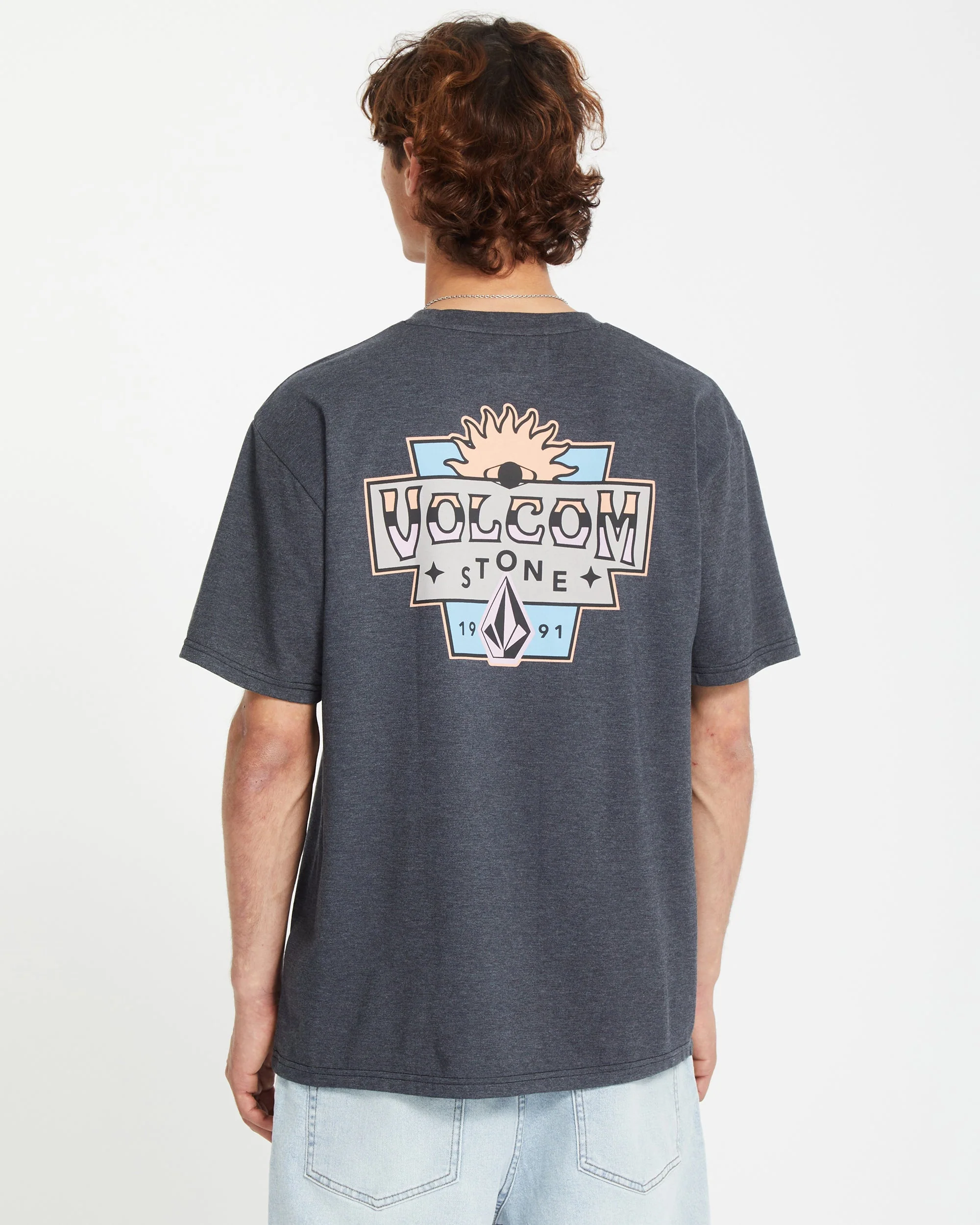 T-shirt Sure Thing - HEATHER BLACK