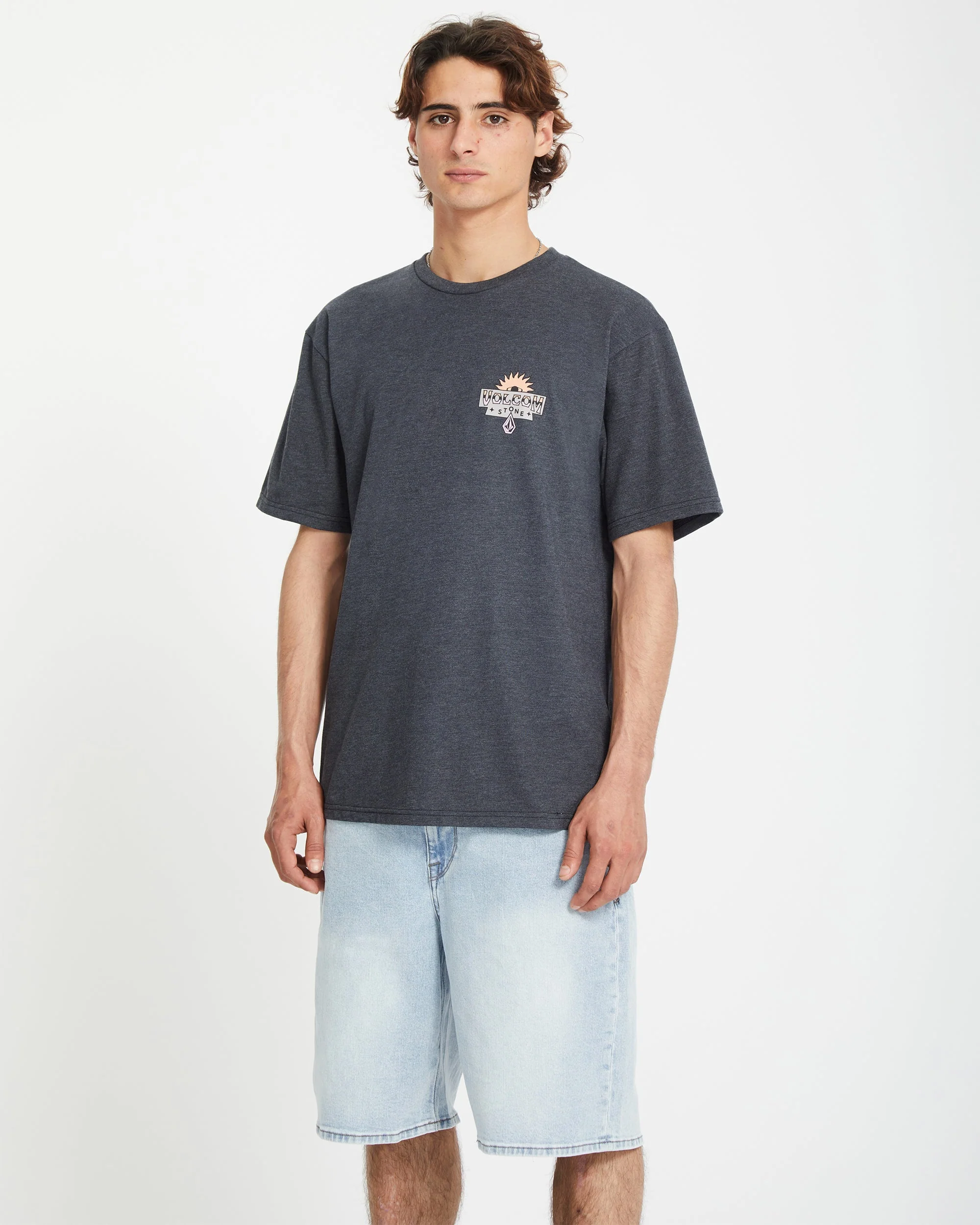 T-shirt Sure Thing - HEATHER BLACK - Image 3