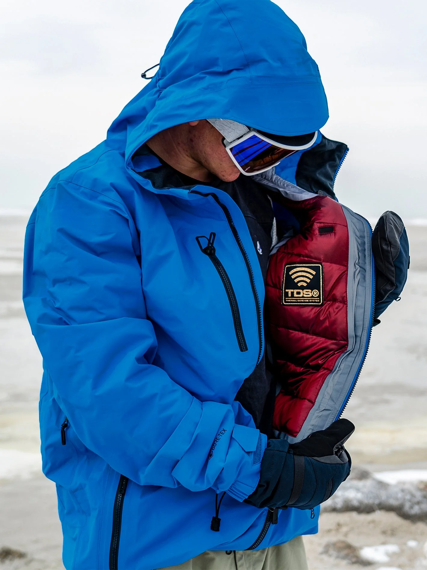 Veste Gore-Tex Tds Infrared - ELECTRIC BLUE - Image 7