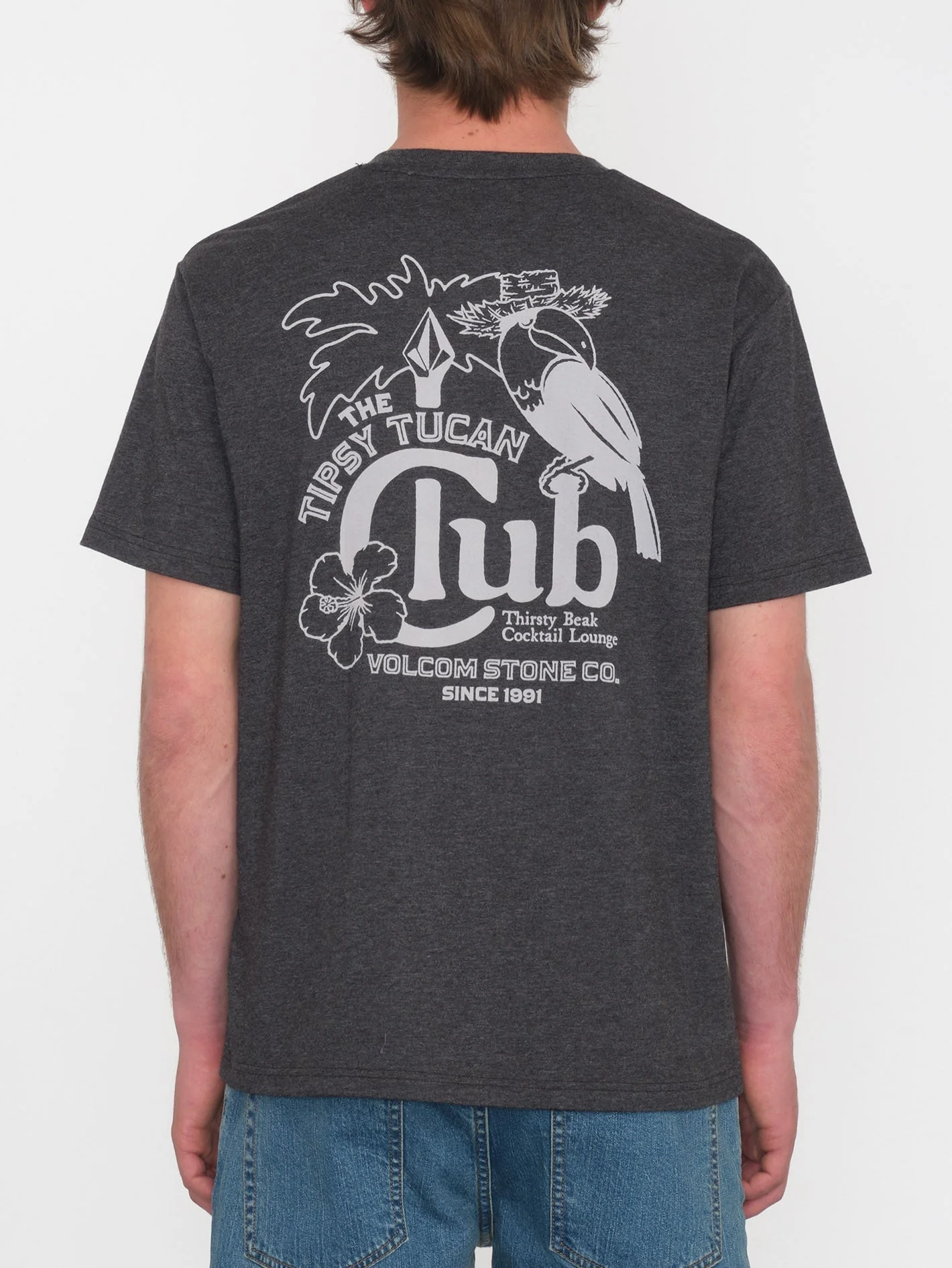 T-shirt Tispy Tucan - BLACK HEATHER