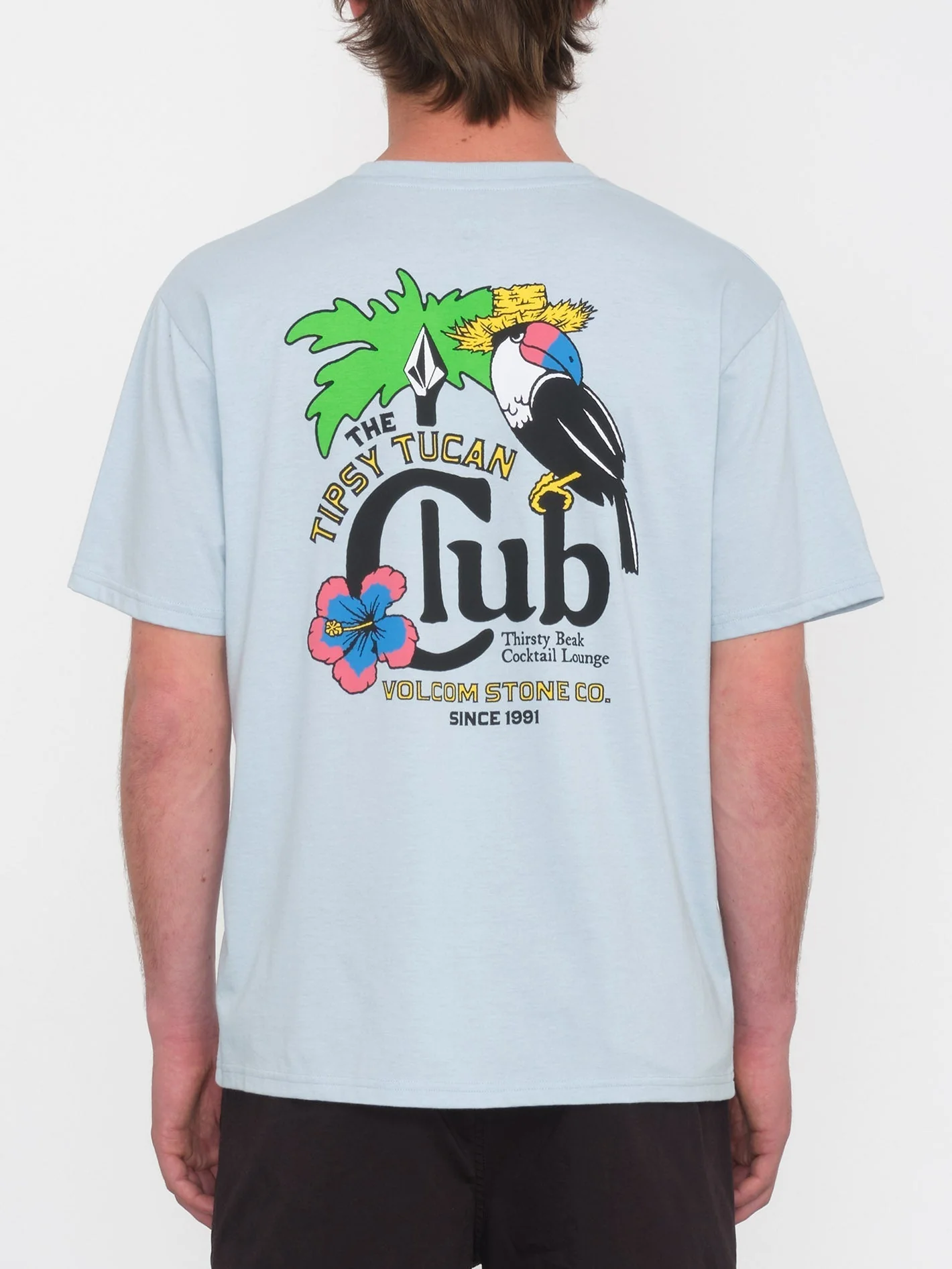 T-shirt Tipsy Tucan - CELESTIAL BLUE