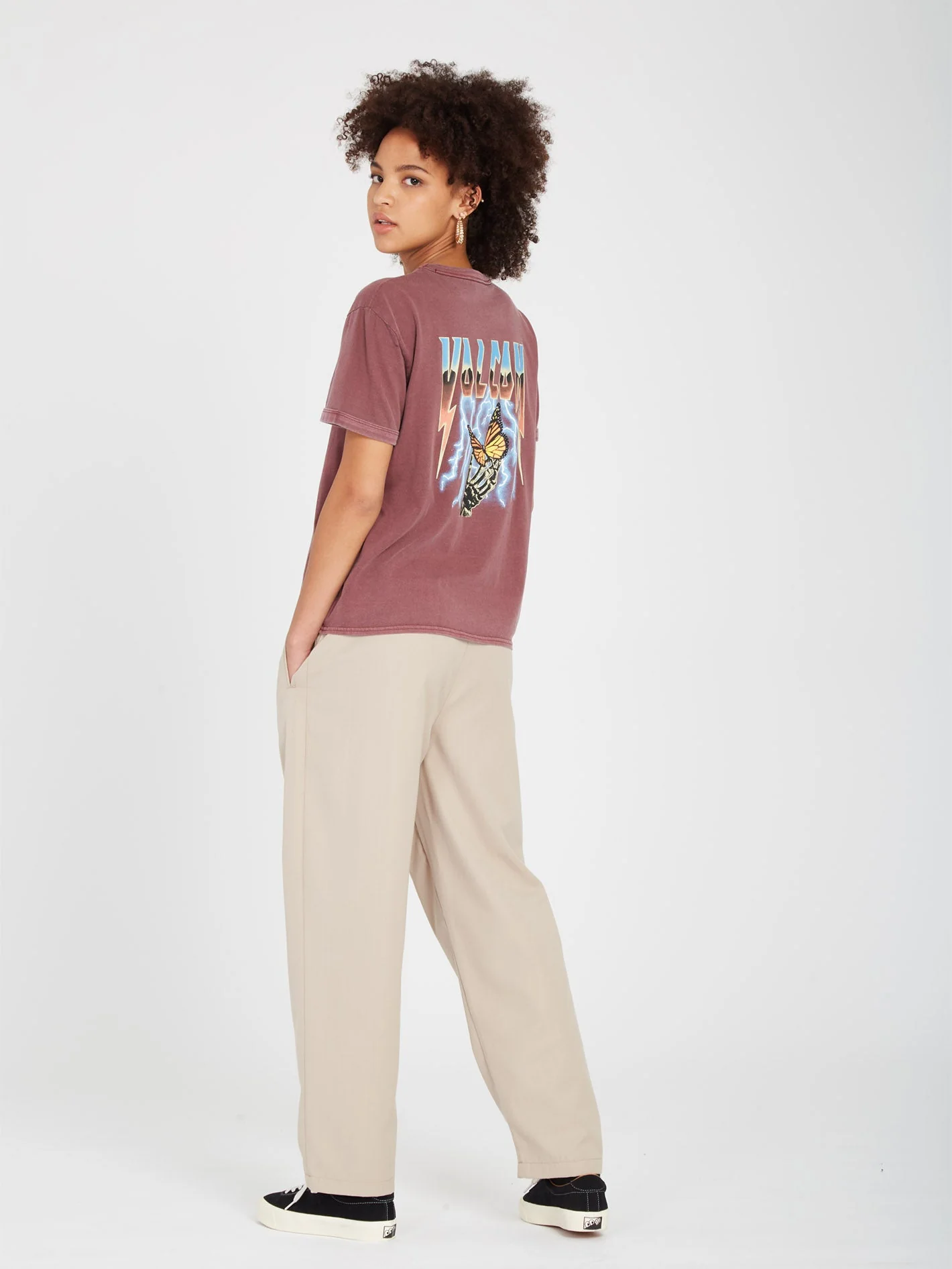 T-shirt Truly Ringer - BURGUNDY - Image 5