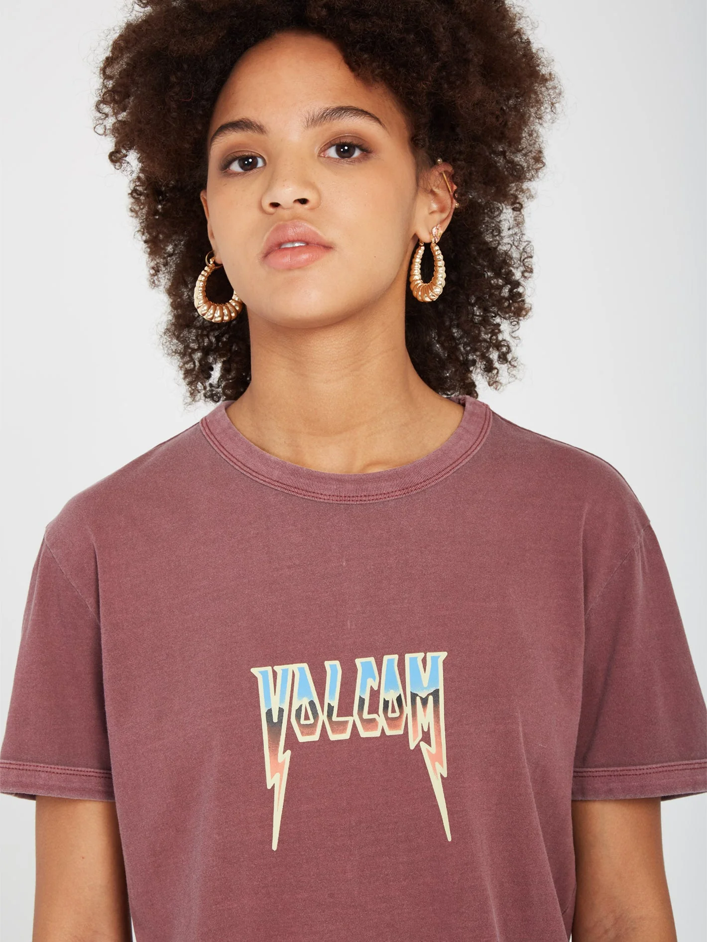 T-shirt Truly Ringer - BURGUNDY - Image 6