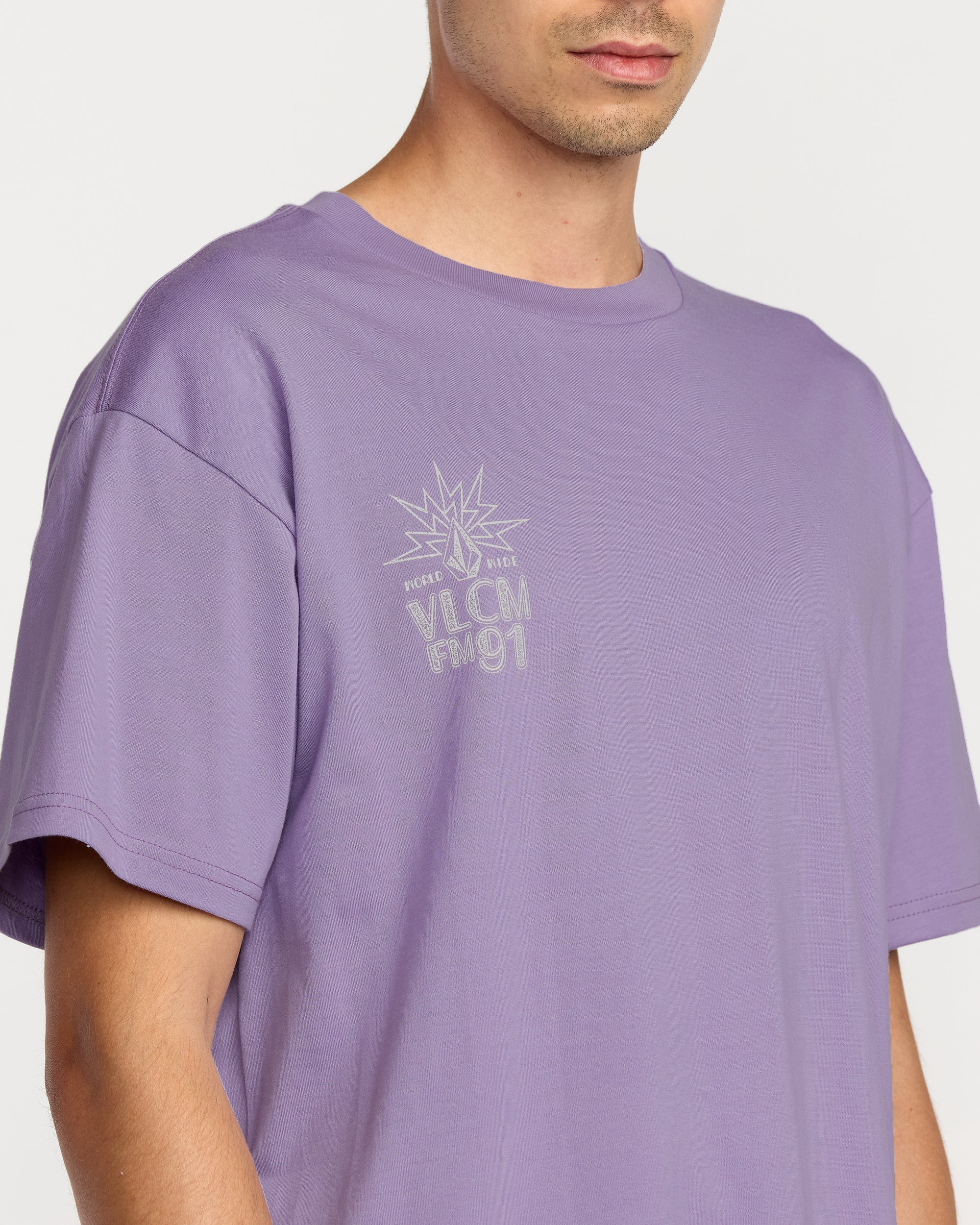 T-Shirt Tune In - Purple Ash - Image 3
