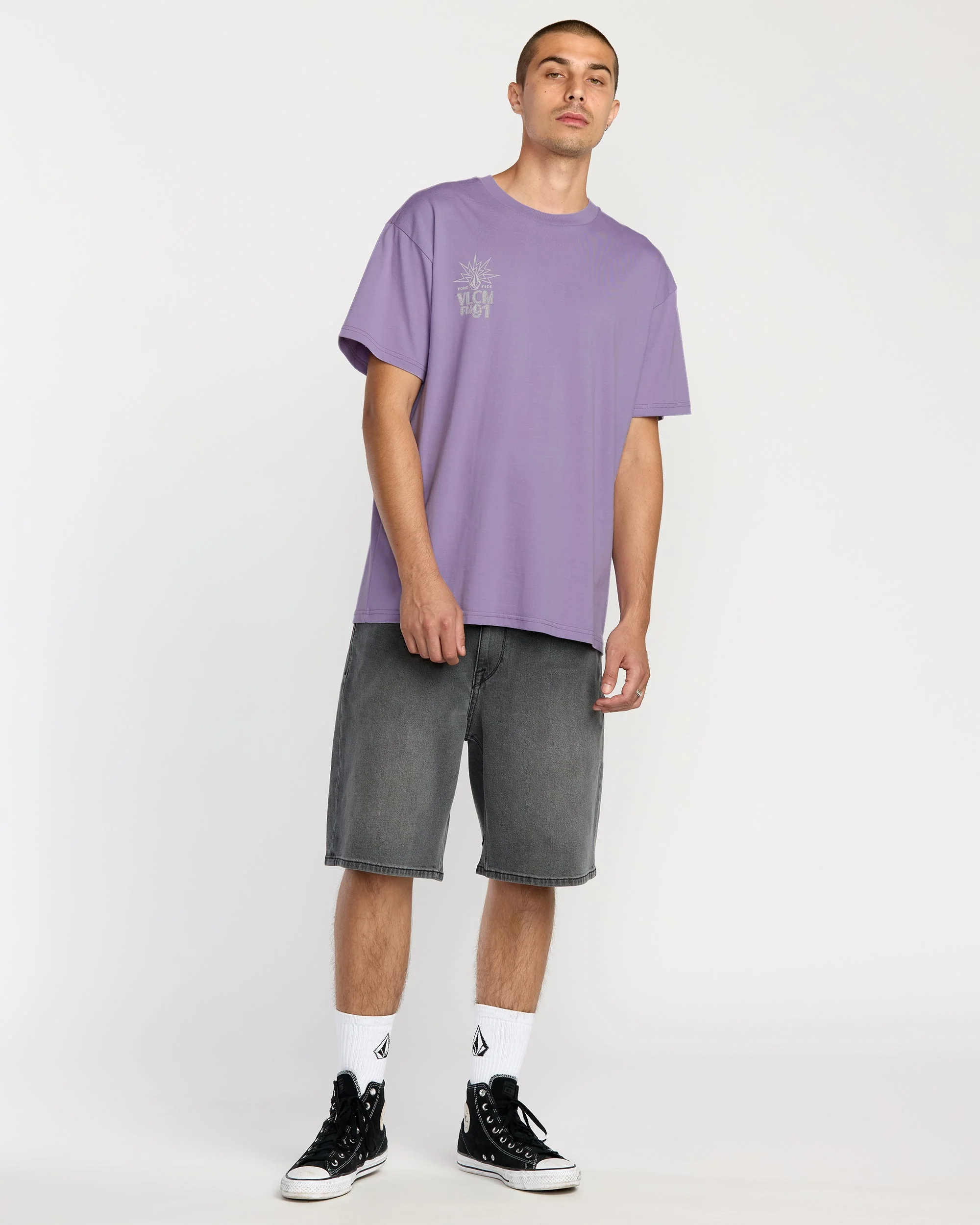 T-Shirt Tune In - Purple Ash - Image 4