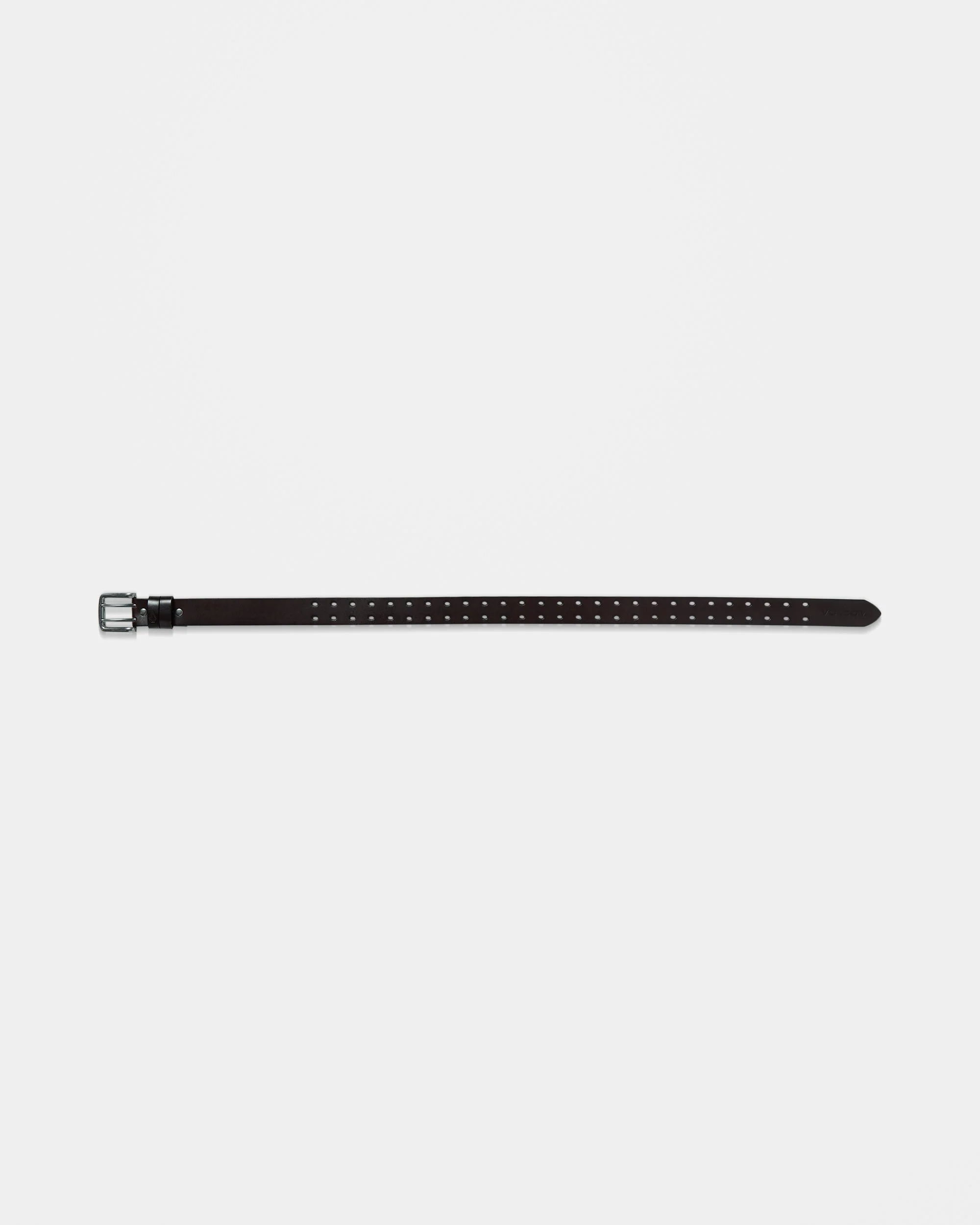 Ceinture En Cuir Two Spike - Brown - Image 2
