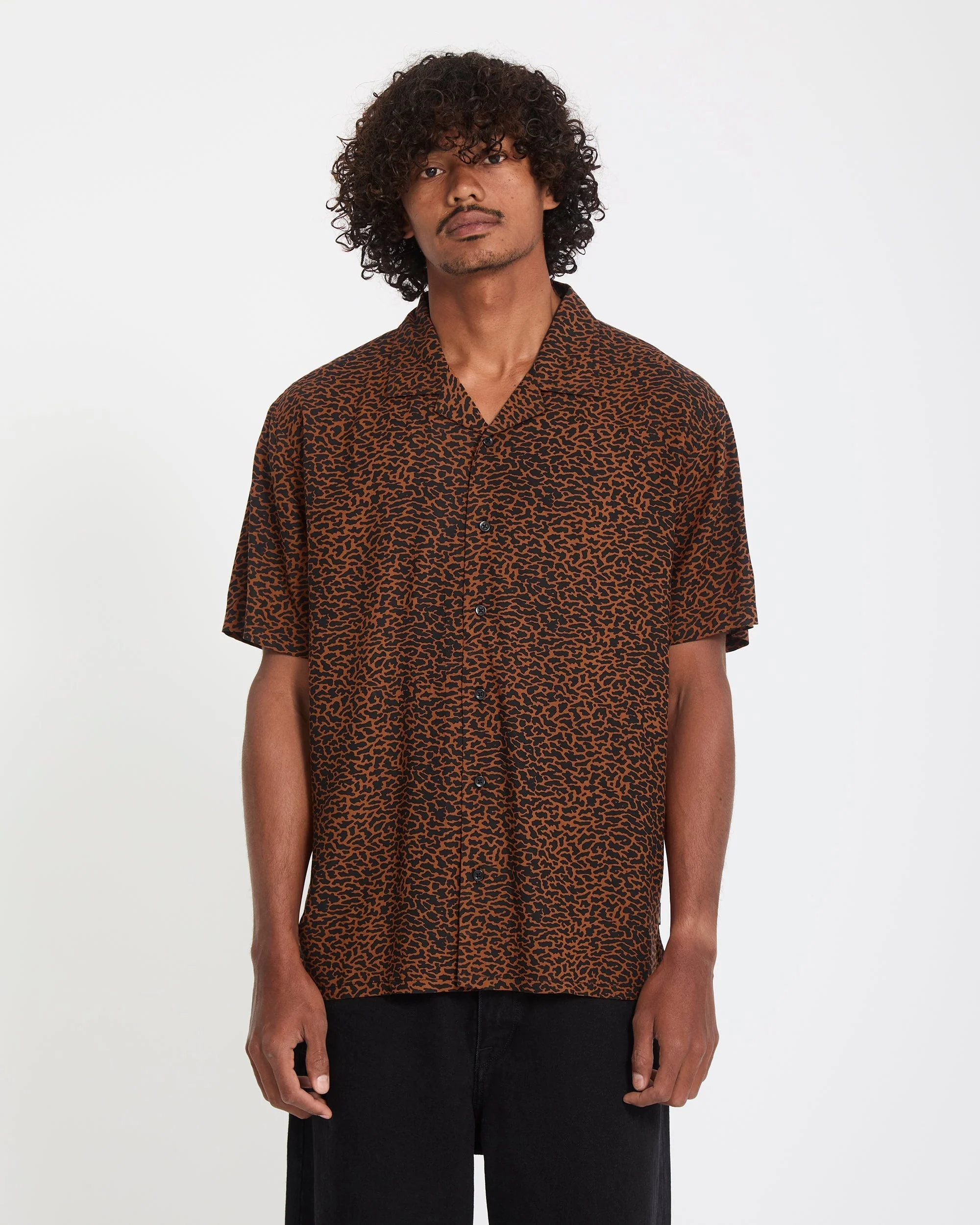 Chemise Utopias Print - Brown Horn - Image 3