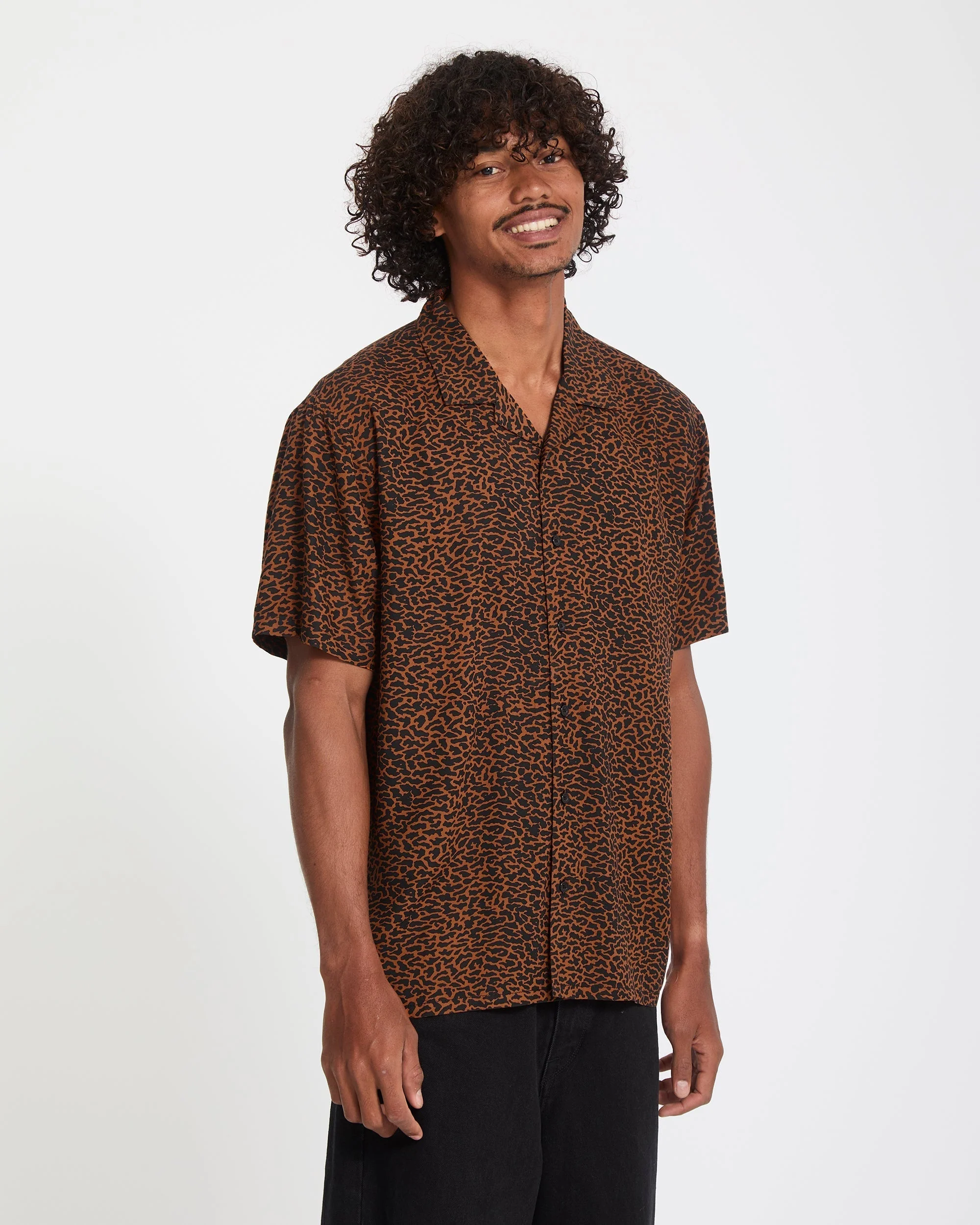 Chemise Utopias Print - Brown Horn - Image 6