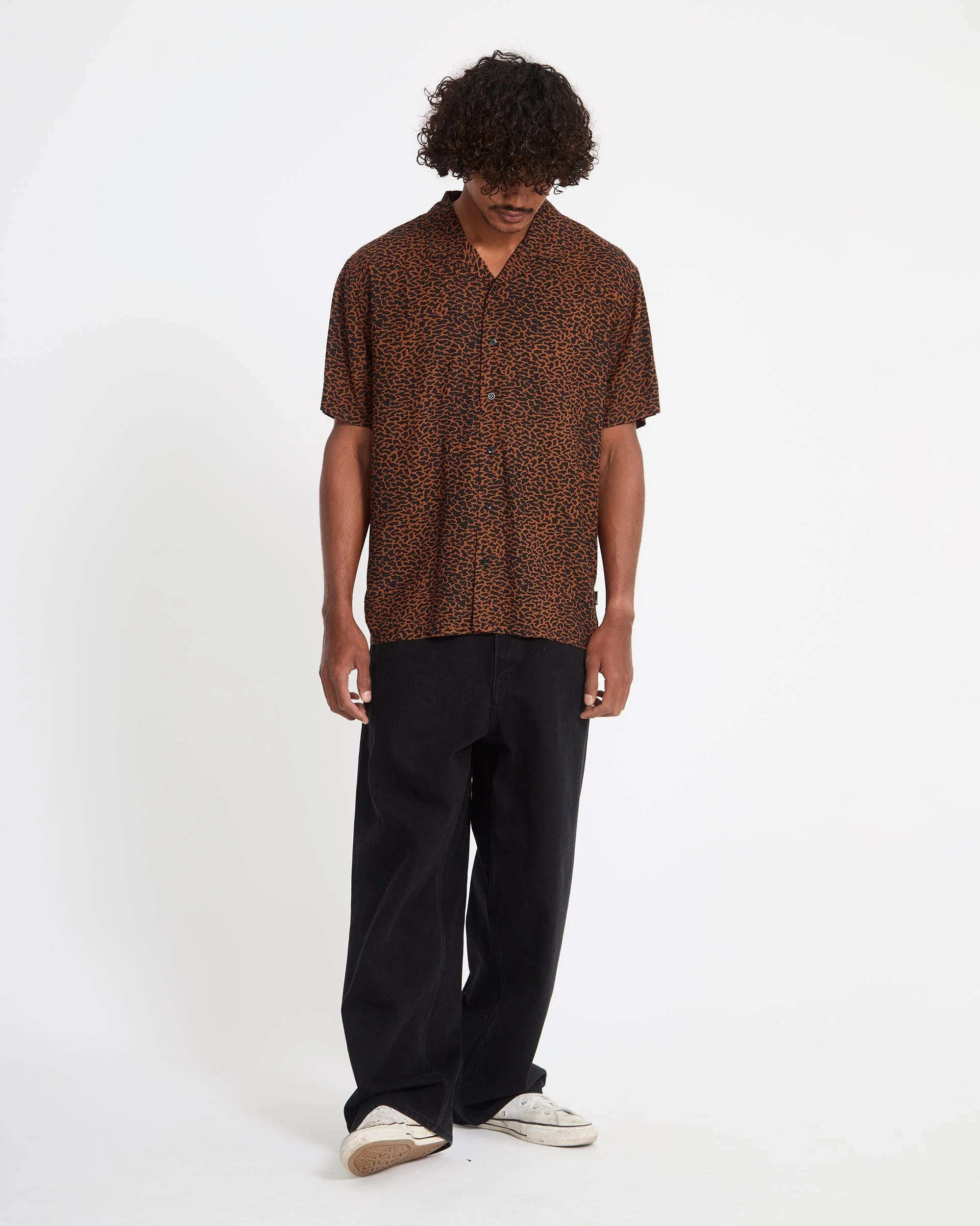 Chemise Utopias Print - Brown Horn - Image 8