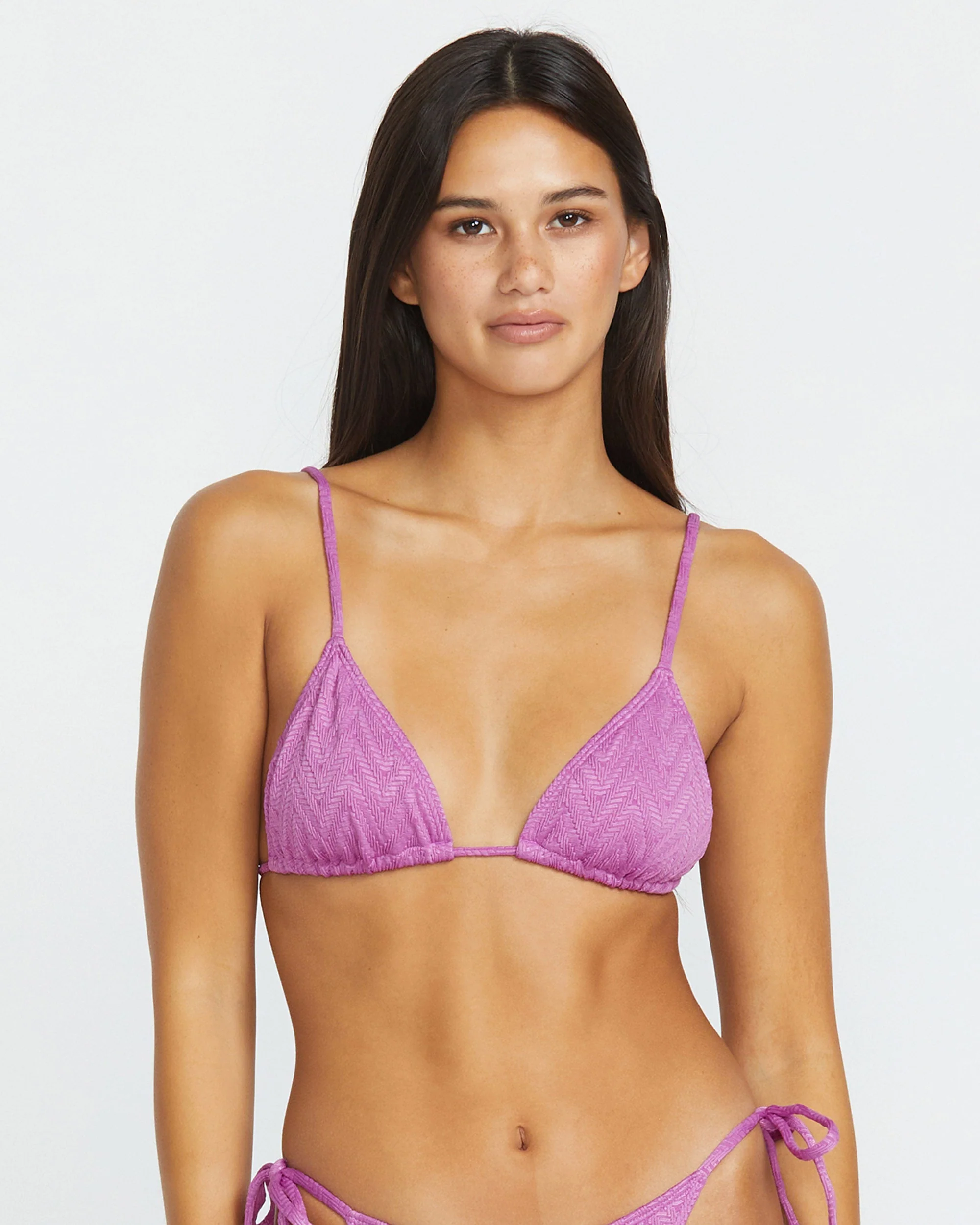 Haut de Bikini Triangle V Baby Slide - IRIS PURPLE