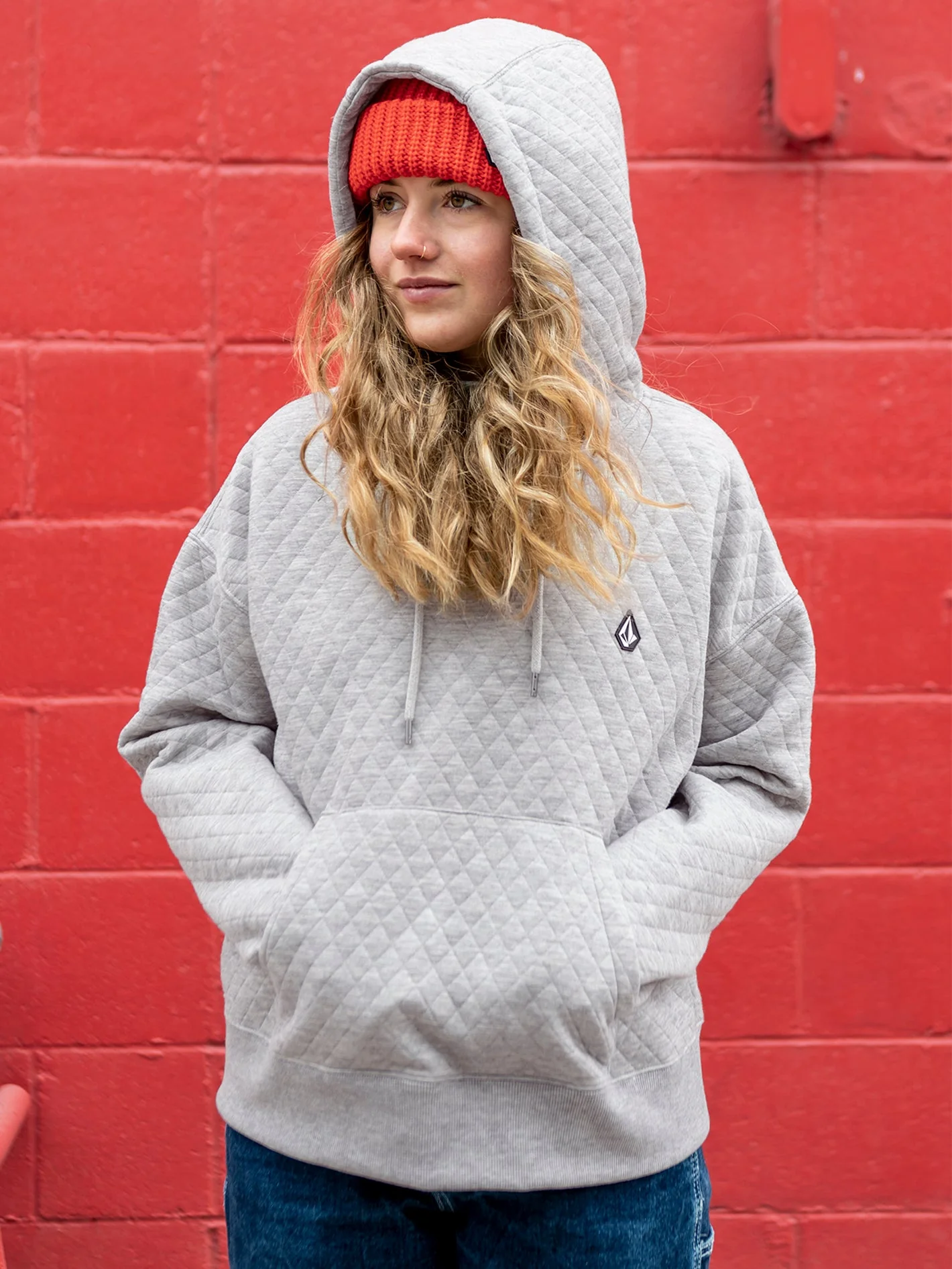 Sweat à capuche V.Co Air Layer Thermal - HEATHER GREY