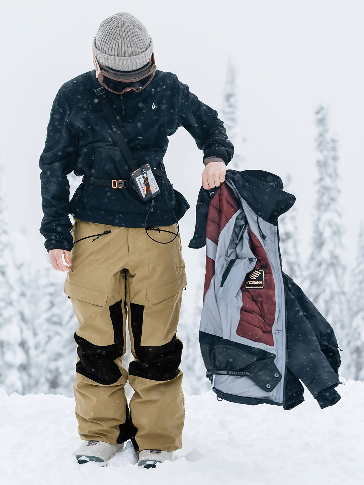 Pantalon Stretch Gore-Tex V.Co At  - DARK KHAKI - Image 12