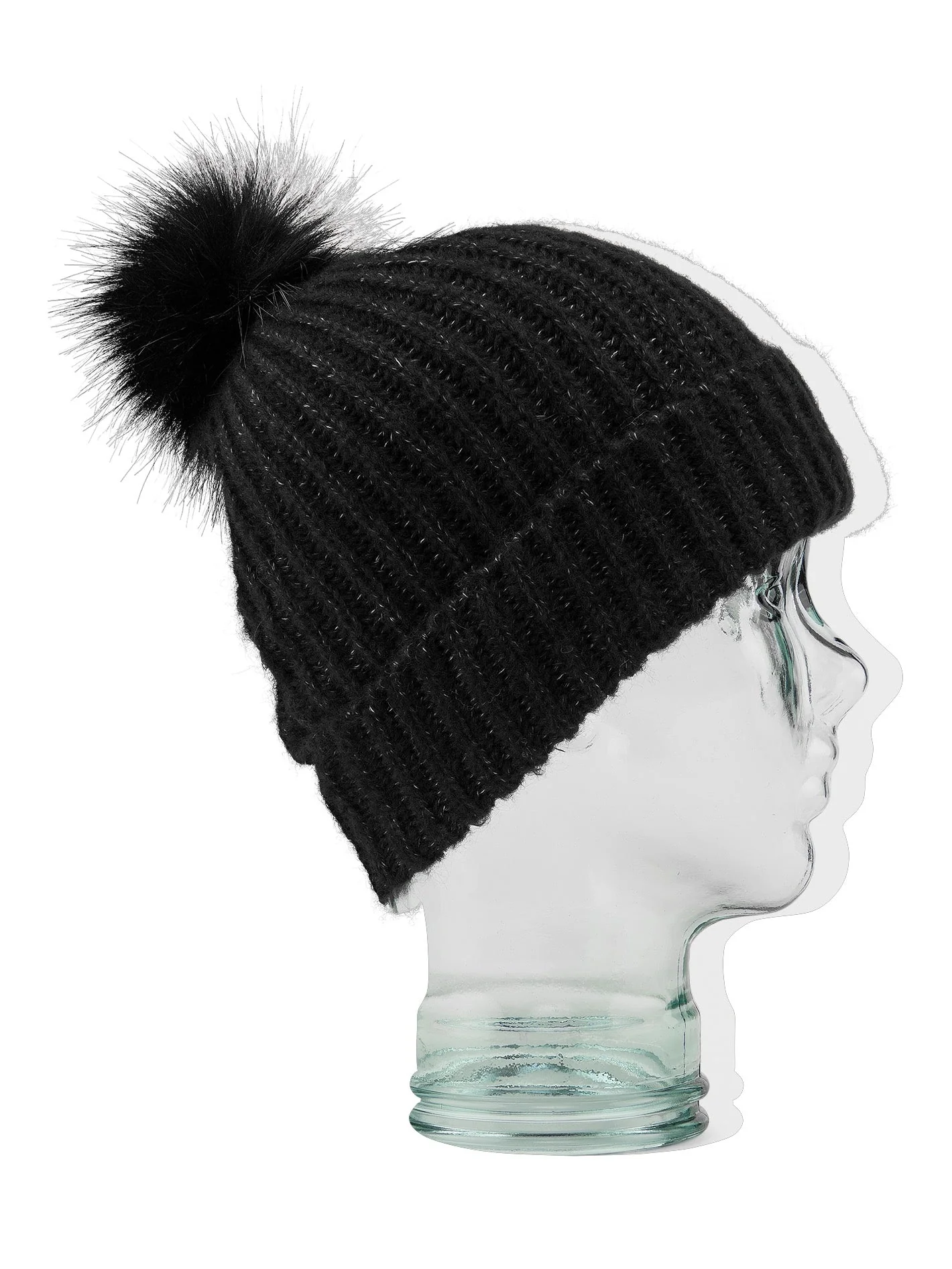 Bonnet Bobble V.Co Lyra - BLACK - Image 2