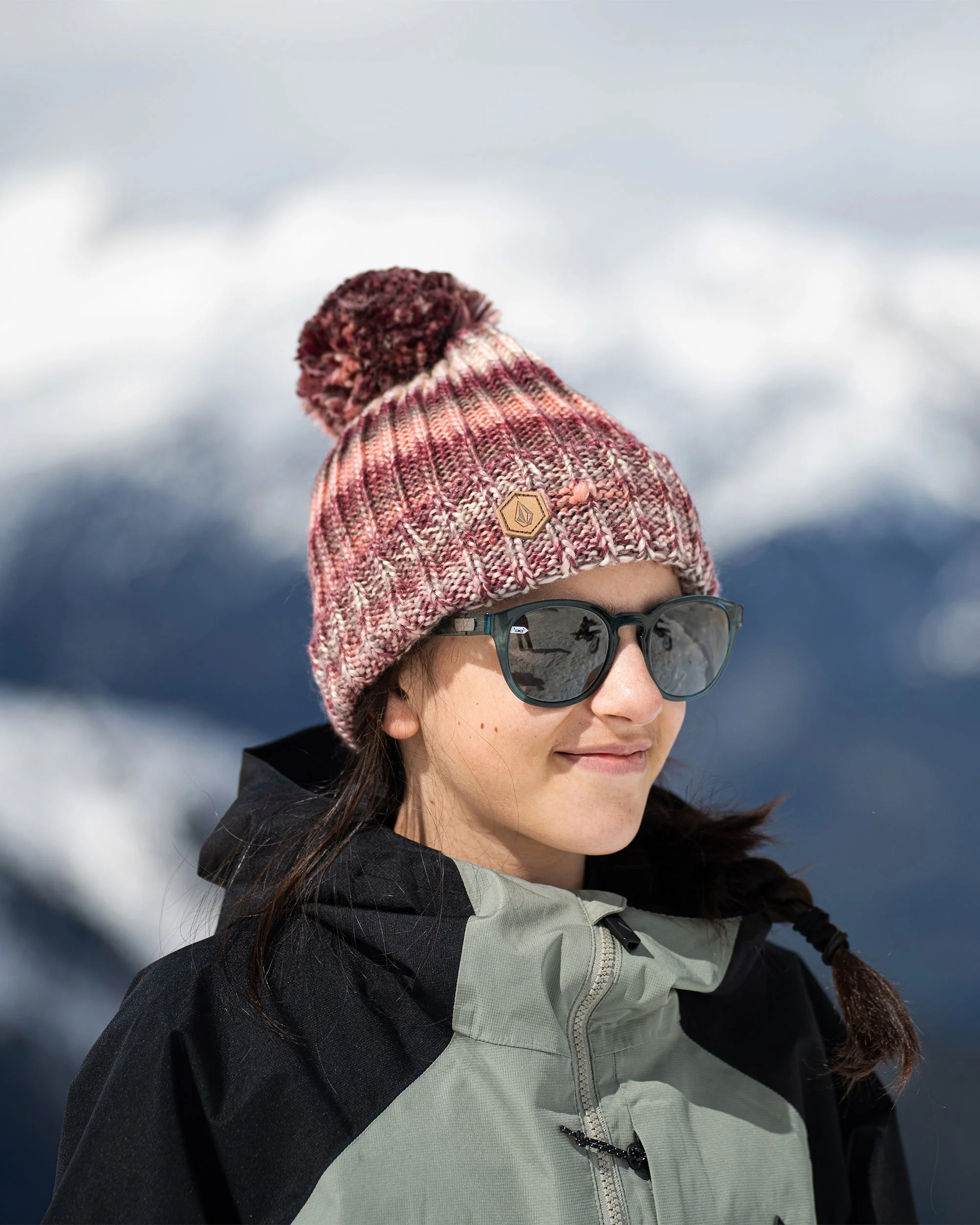 Bonnet V.Co Lyra Bobble - Burgundy - Image 4