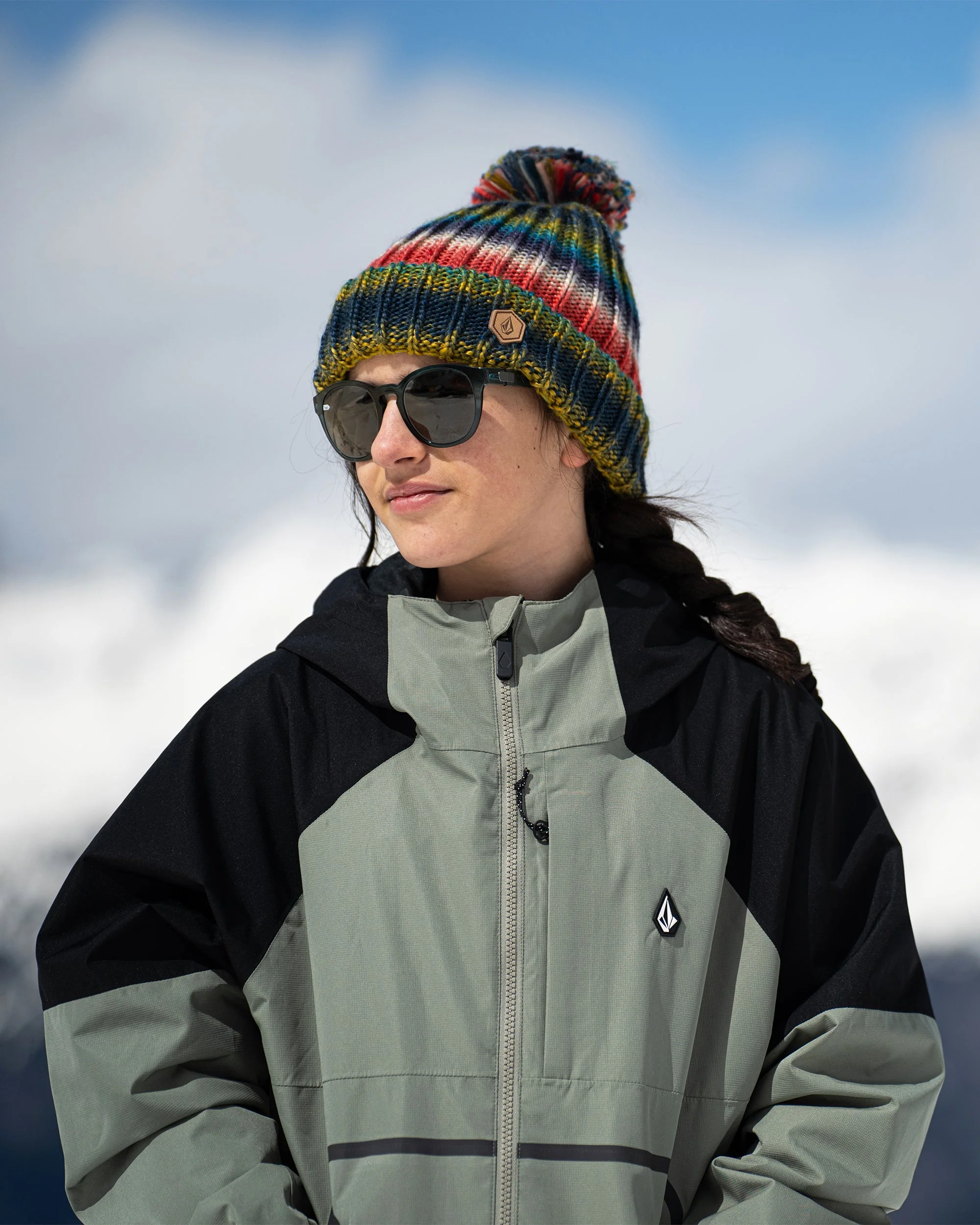 Bonnet V.Co Lyra Bobble - Lichen Green - Image 4