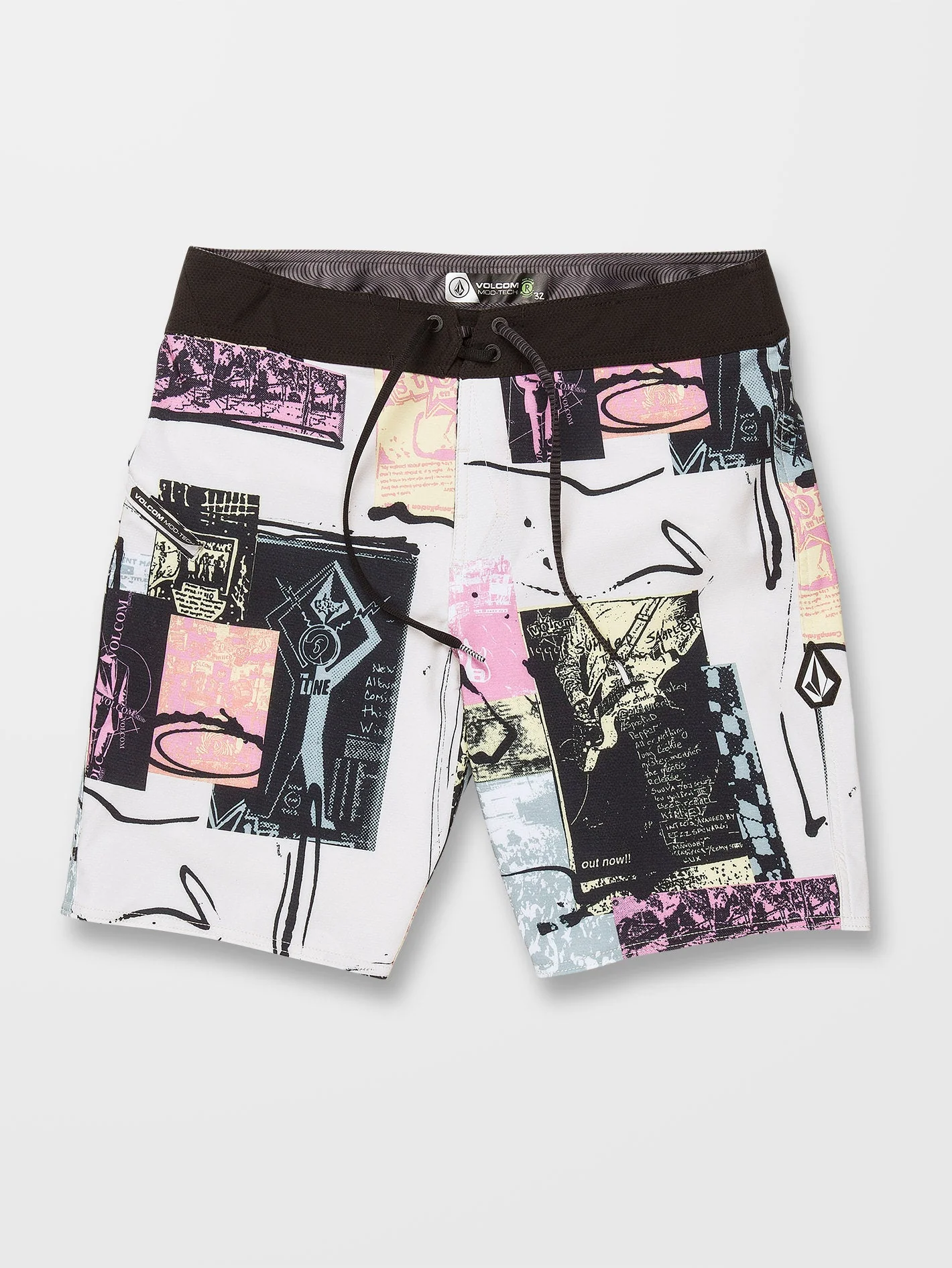 Boardshort V Ent Flyer Mod 19" - WHITECAP GREY - Image 3