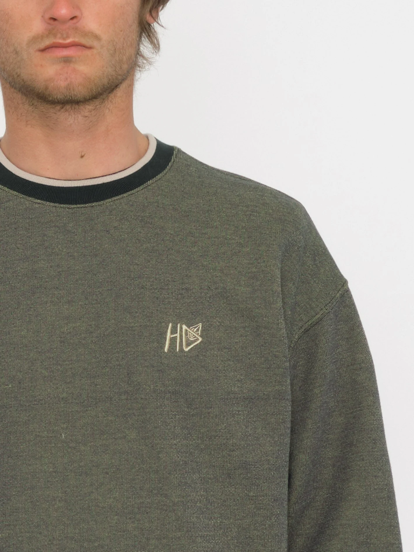 Sweatshirt V Ent Hockey Dad - LEMON HEATHER - Image 3