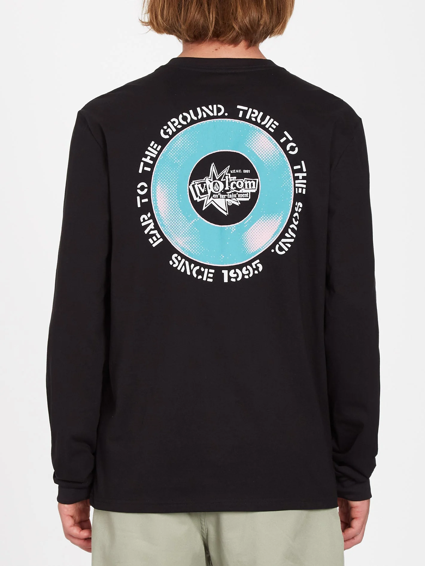 T-shirt Volcom Entertainment - BLACK