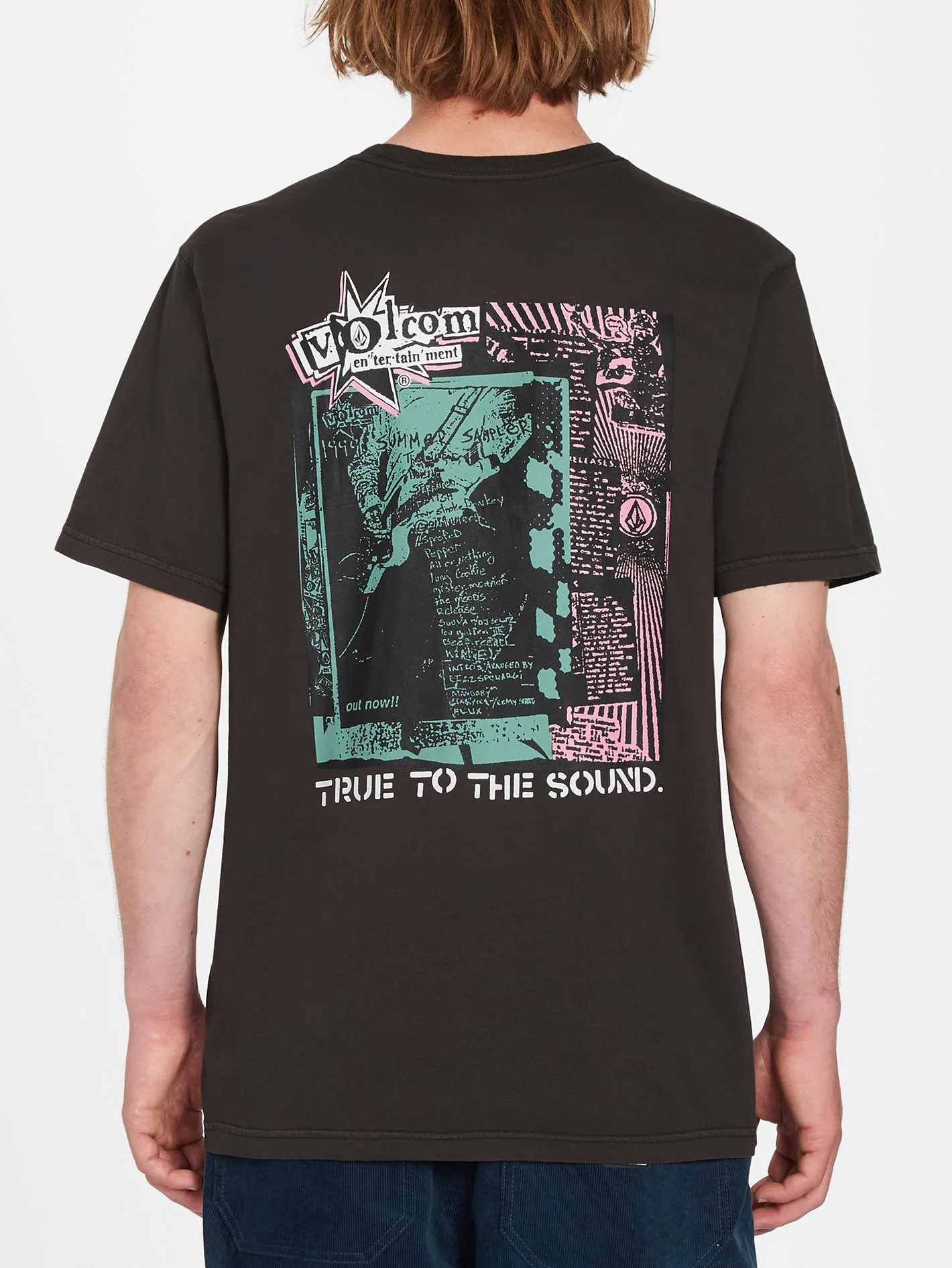 T-shirt V Entertainment - RINSED BLACK