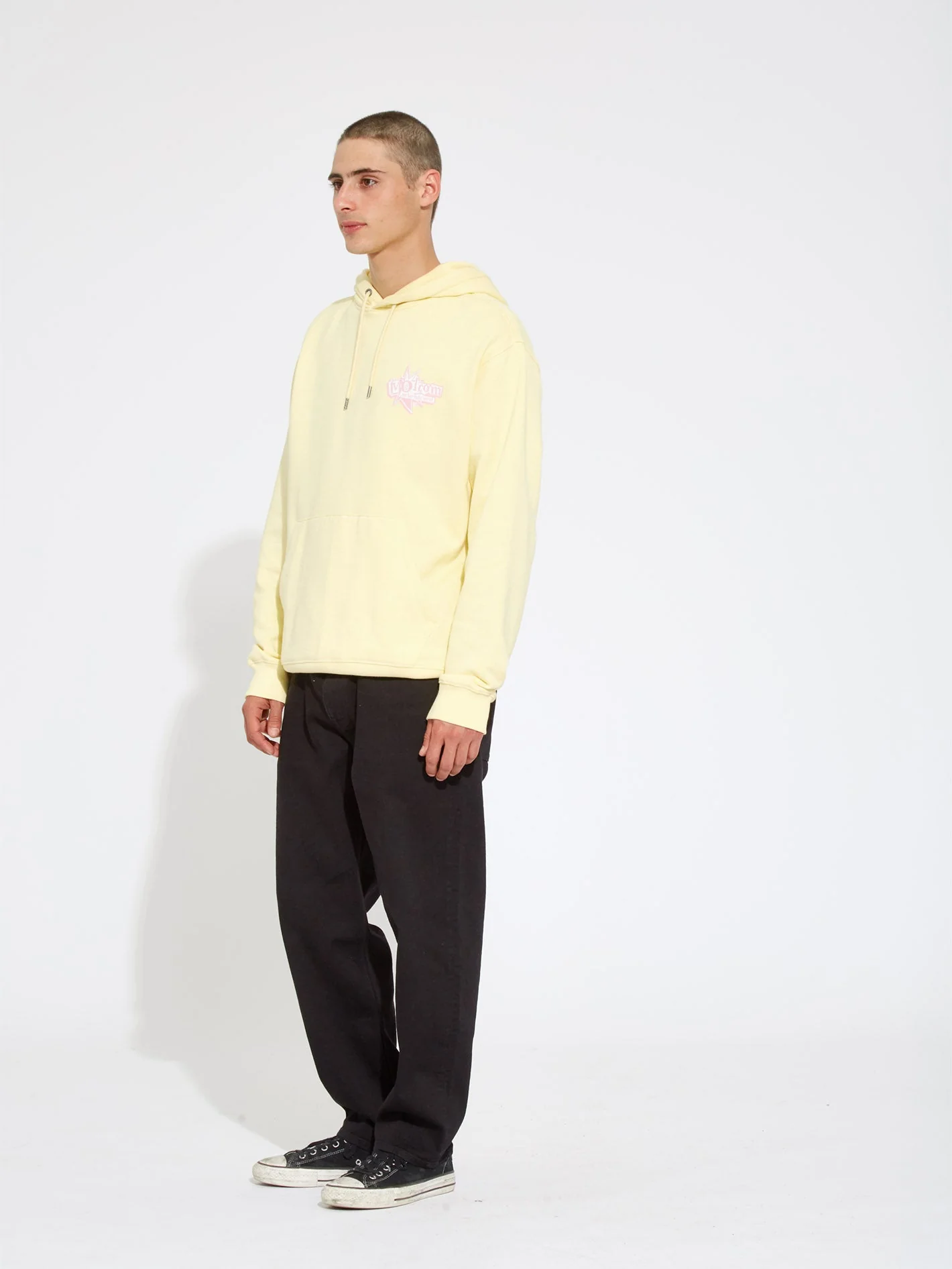 Sweat à capuche V Entertainment - DAWN YELLOW - Image 2