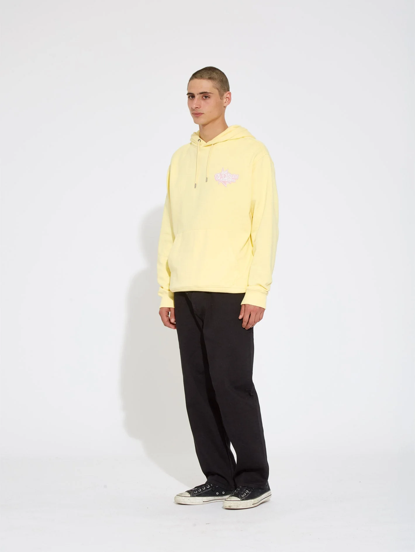 Sweat à capuche V Entertainment - DAWN YELLOW - Image 5