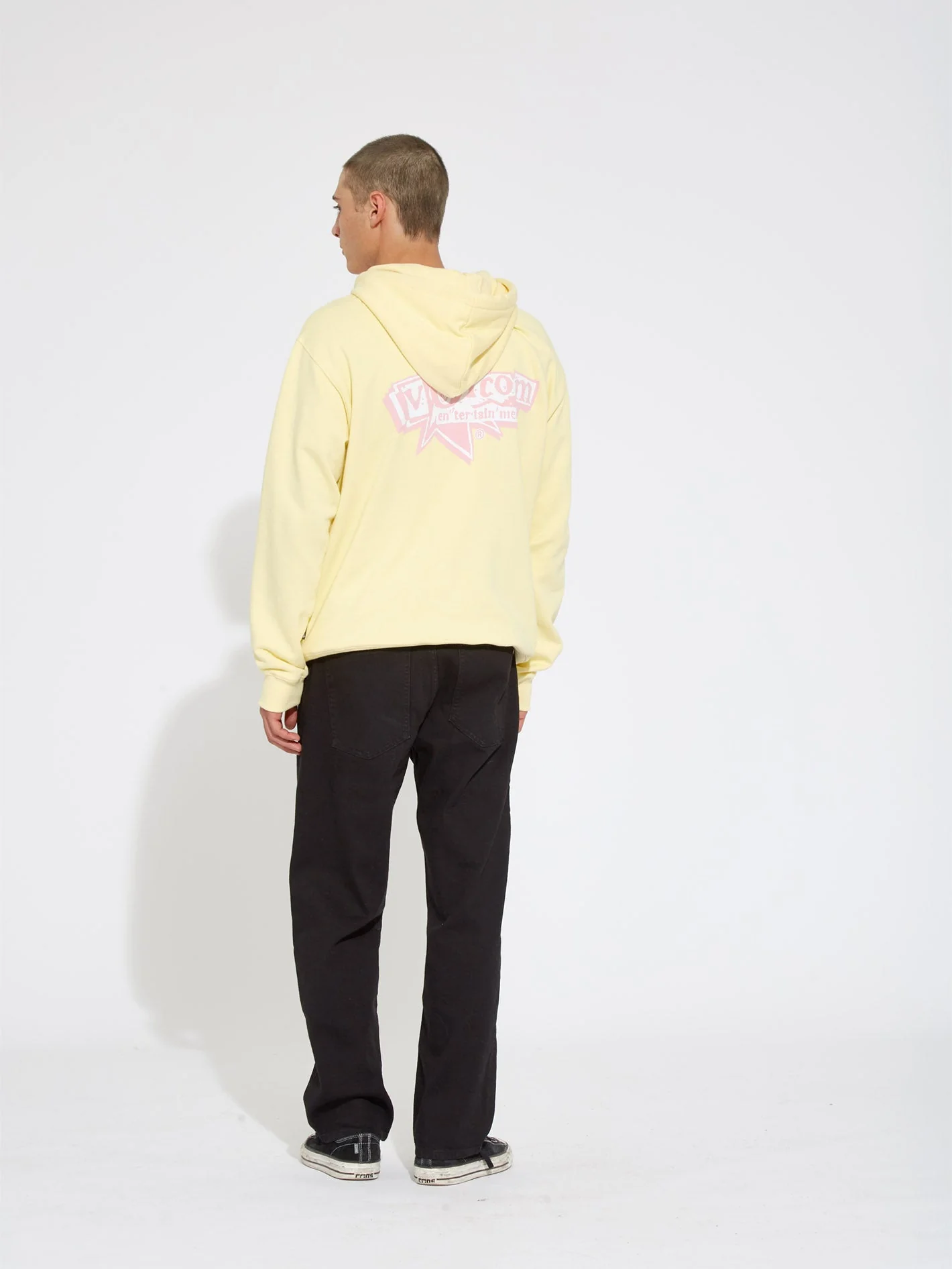Sweat à capuche V Entertainment - DAWN YELLOW - Image 6