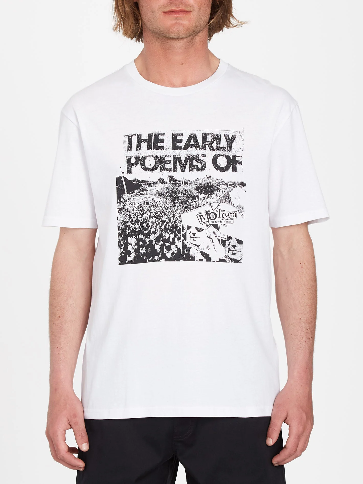 T-shirt V Entertainment Poems - WHITE