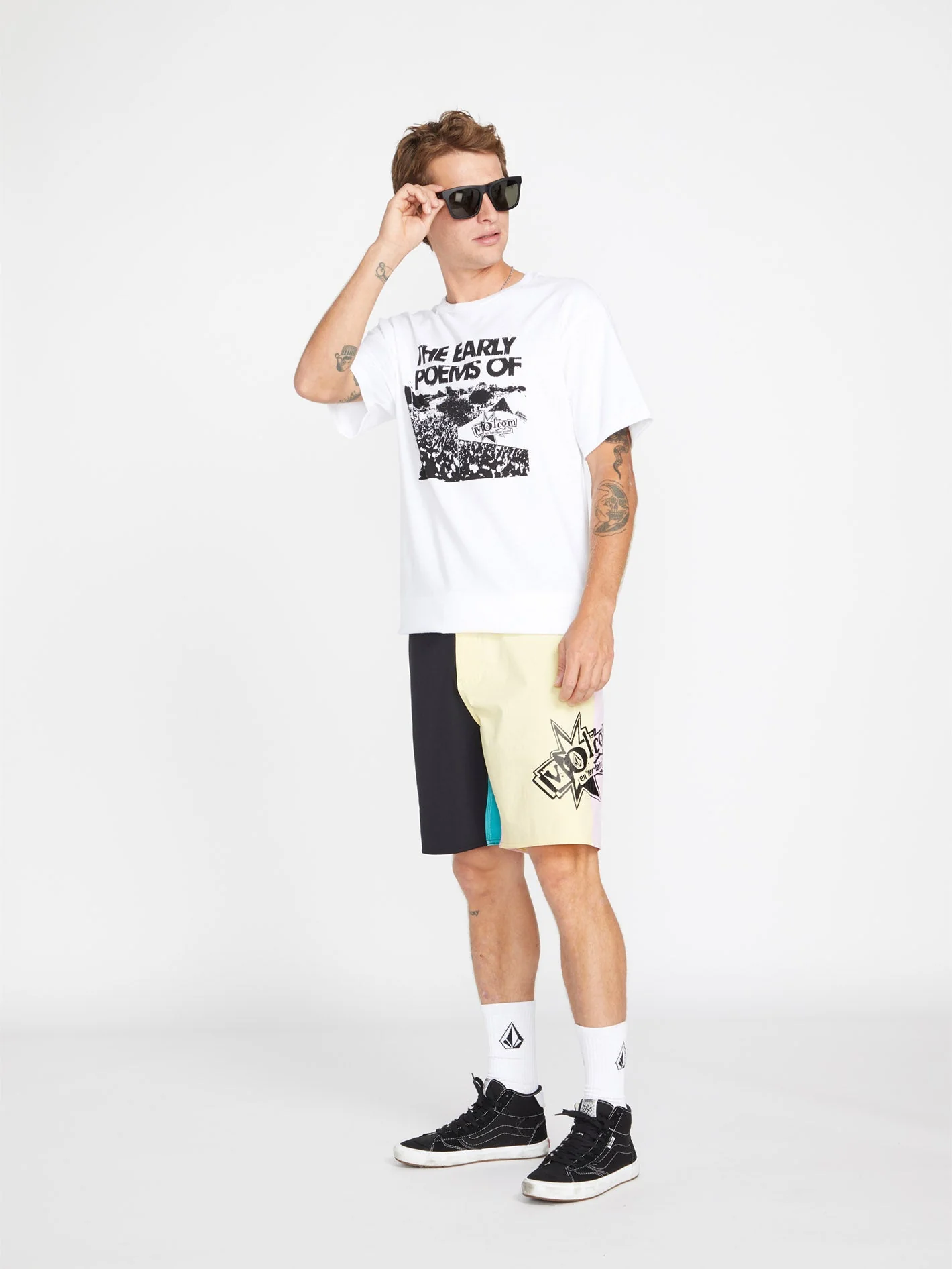 T-shirt V Entertainment Poems - WHITE - Image 4